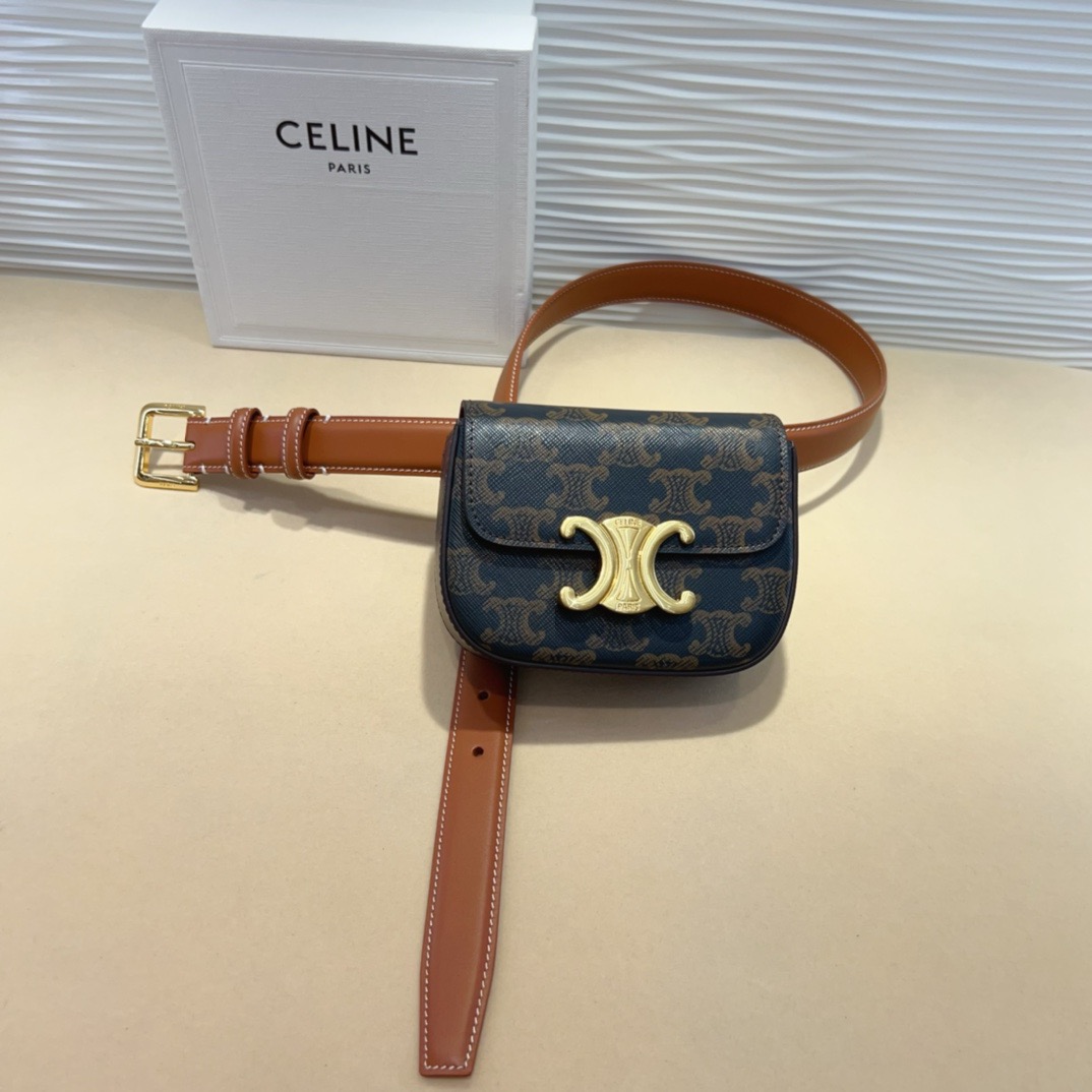 celine迷你腰带包 赛琳凯旋门 mini腰包 正品复刻，原单品质，细节完美😍 日常出行怎么搭都好看 氛围感满满的一款