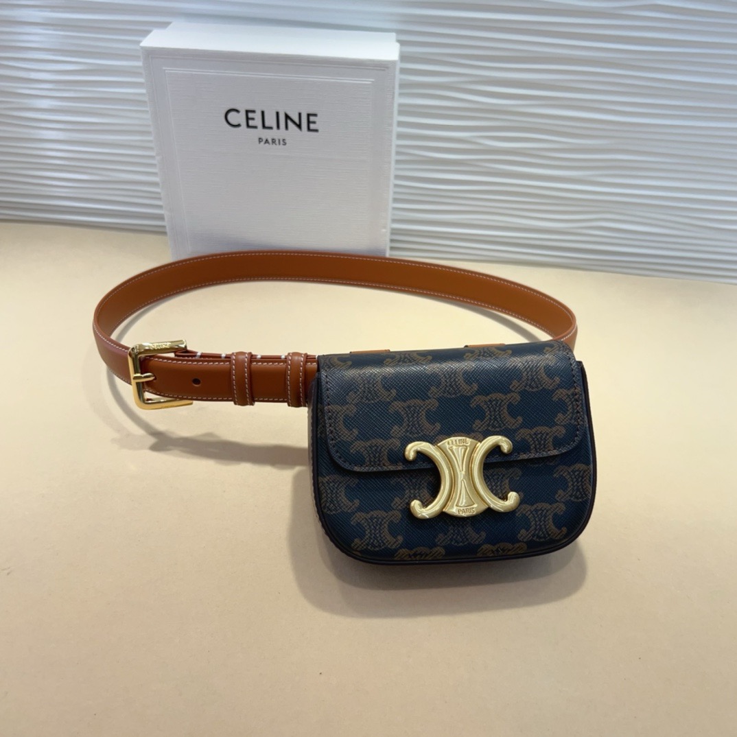 celine迷你腰带包 赛琳凯旋门 mini腰包 正品复刻，原单品质，细节完美😍 日常出行怎么搭都好看 氛围感满满的一款