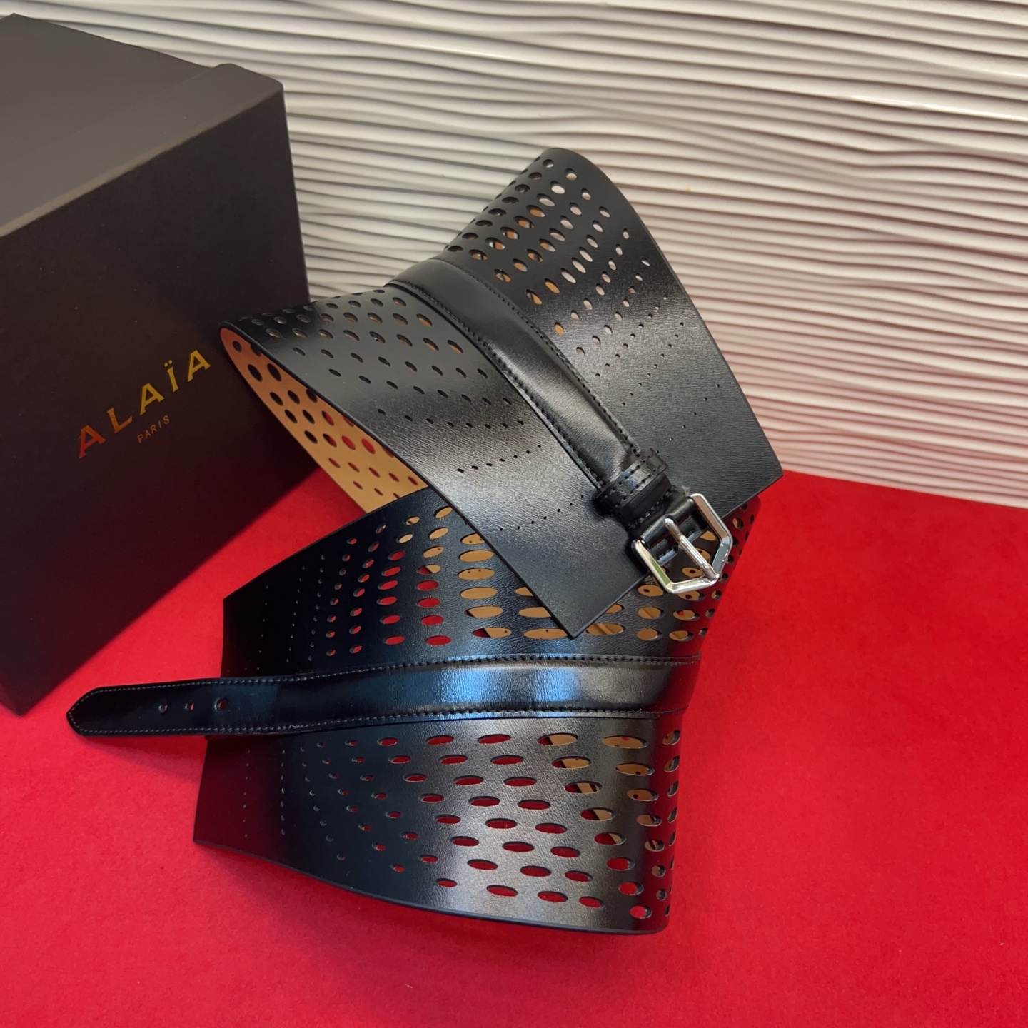 阿莱亚✨ Small corset belt in Vienne calfskin 小号Vienne镂空束腰腰带 199 阿莱亚✨ Small corset belt in Vienne calfskin 小号Vienne镂空束腰腰带 199