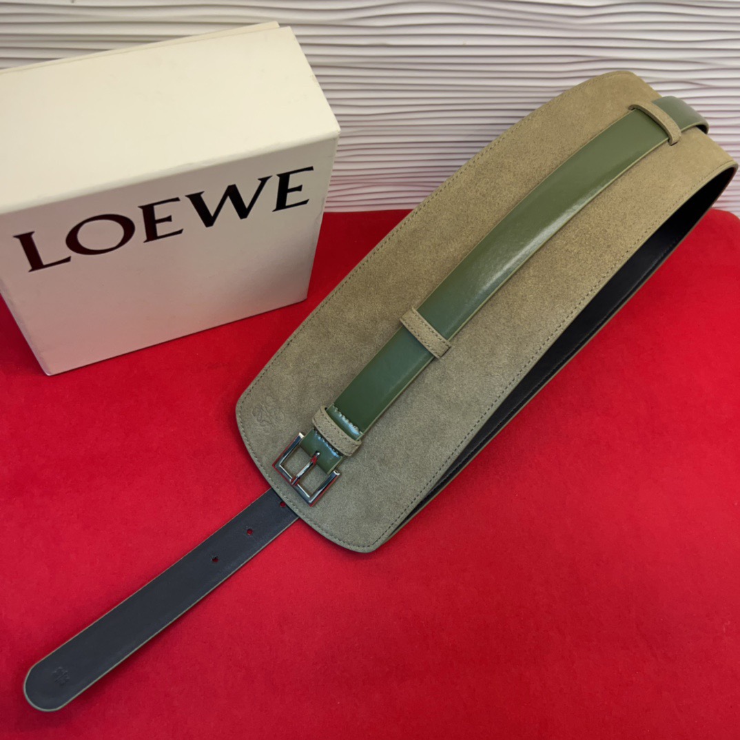罗意威腰封。绒面面料 12Cm精品 上身效果巨好,配大衣、连衣裙。75、80、85、90、95