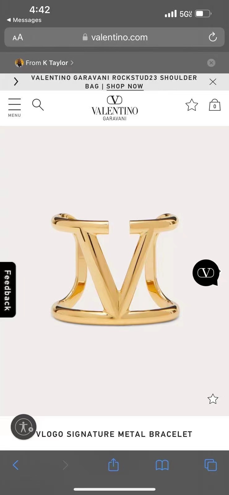 The Valentino bracelet - 图片 1