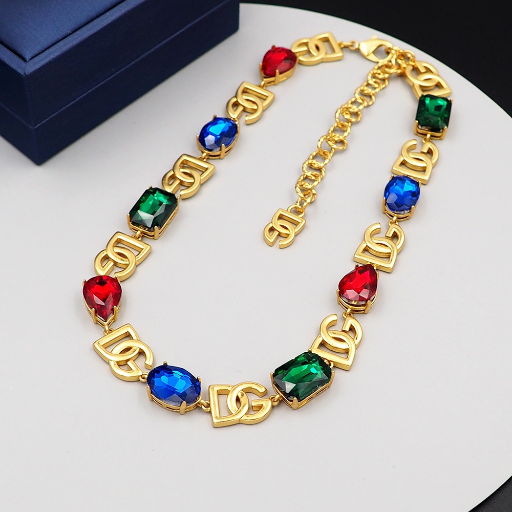 ¥320 D & G DOUGABANA NATURAL COLORED GILL NECKLACE X - 图片 4