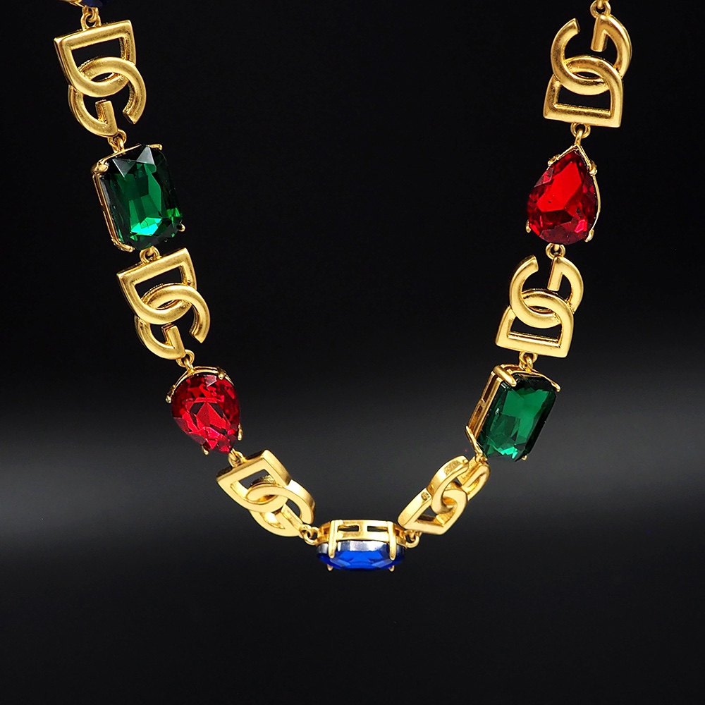 ¥320 D & G DOUGABANA NATURAL COLORED GILL NECKLACE X - 图片 7