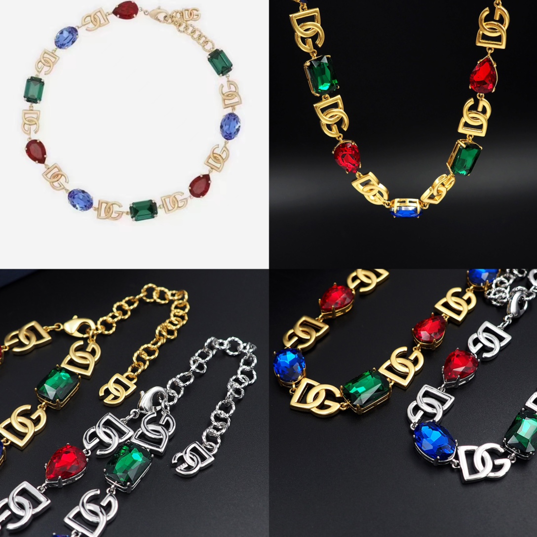 ¥320 D & G DOUGABANA NATURAL COLORED GILL NECKLACE X - 图片 3