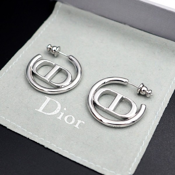 Shop Dior Jewelry Earring Silver