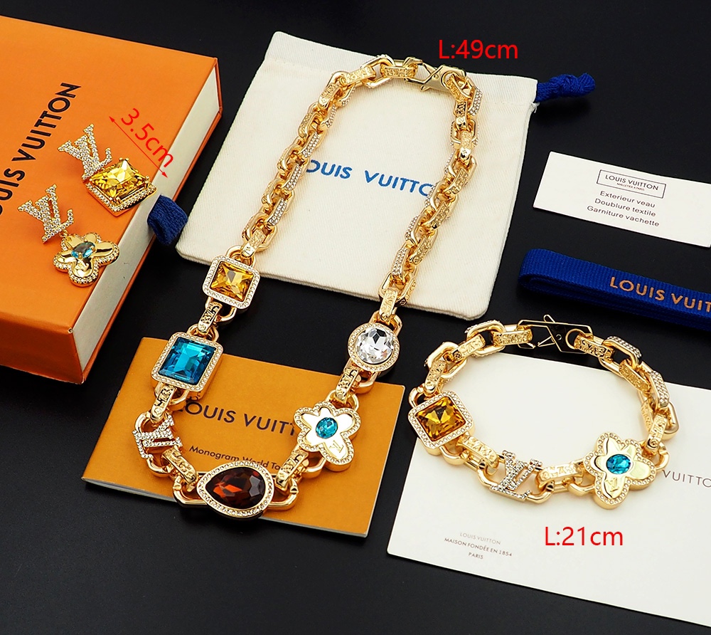 Louis Vuitton Bijoux Bracelet Boucle D’Oreille Colliers & Pendentifs