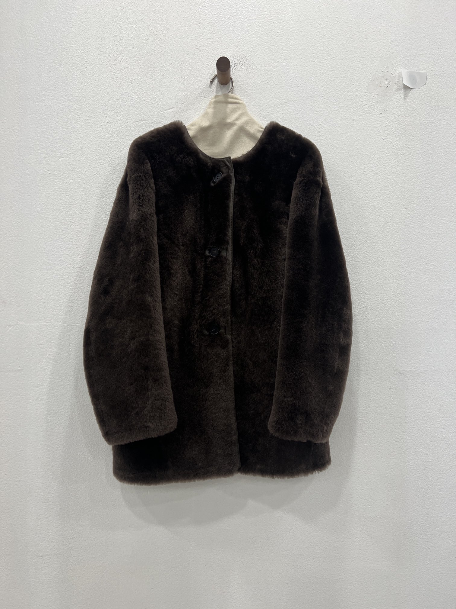 Max Mara Single-Rate Female Suit with New Tweezer: Melinou Wool and Weather-Resistant Leather - 图片 1