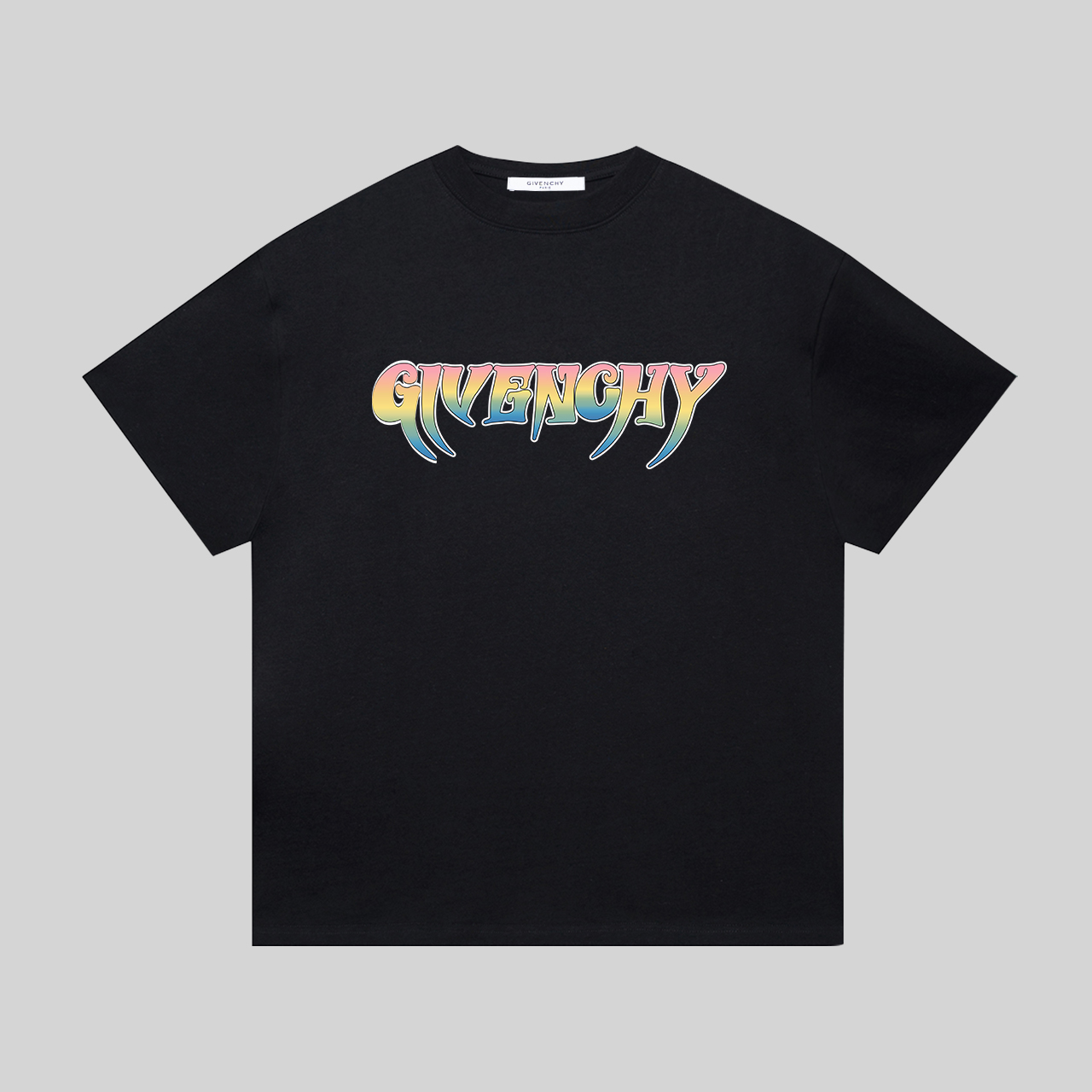 GVC✨ 2024 principios de primavera nueva camiseta estampada de manga corta con cuello redondo, puro algodón 280 gramos, …