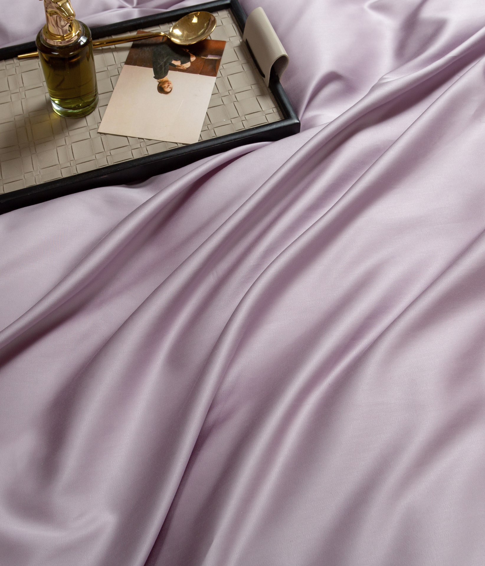 100S TENCELTM-Cotton Embroidered 4-Piece Bedding Set - Comprehensive 8