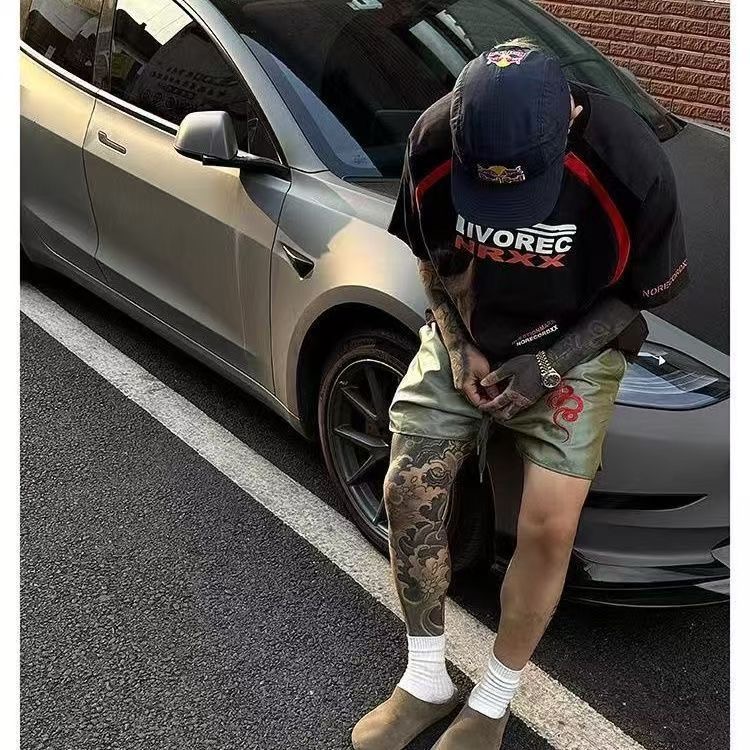 售价:35💰短裤分类篇(升级高克重+5)潮牌美式短裤高街男女休闲薄款运动百搭夏季宽松五分裤刺绣裤子M-4XL 
