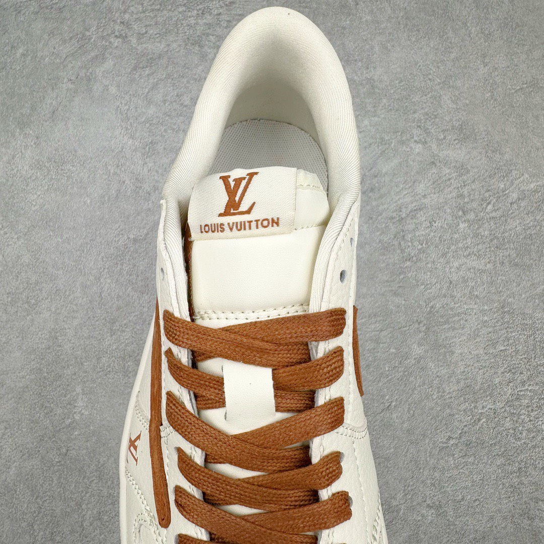 「路易威登篇」售价:80💰Nike TS x Air Jordan AJ1 Low 耐克黄米棕休闲鞋 倒钩低帮联名鞋 
siz：36-44