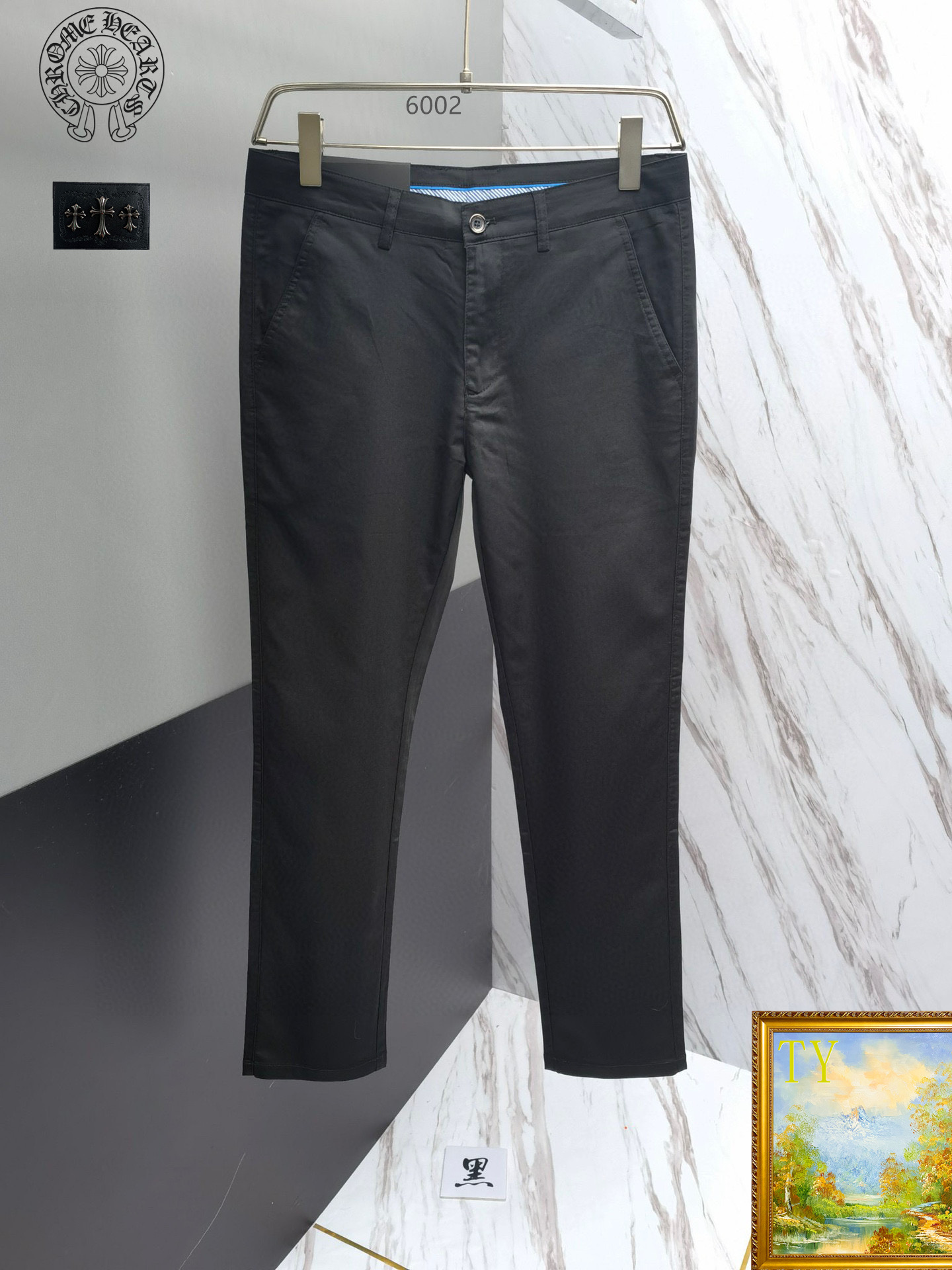 NO:135210,Crowxin 2025 new original single high-end hot casual pants, straight business version super custom style, original hardware, excellent style, impeccable details!  The style is not picky, it is particularly high-end, and good products are not waiting for others. If you like it, hurry up and start!  Size 29-38, Chrome hearts,alexander wang19860909克罗心 2025新款原单高档爆款休闲裤 直筒商务版超级定制款 原版五金 版型超赞,细节做工无可挑剔！款式不挑人,特别高档,好货不等人,看中赶紧下手！尺码29-38,,chrome hearts,alexander wang,Men's clothing