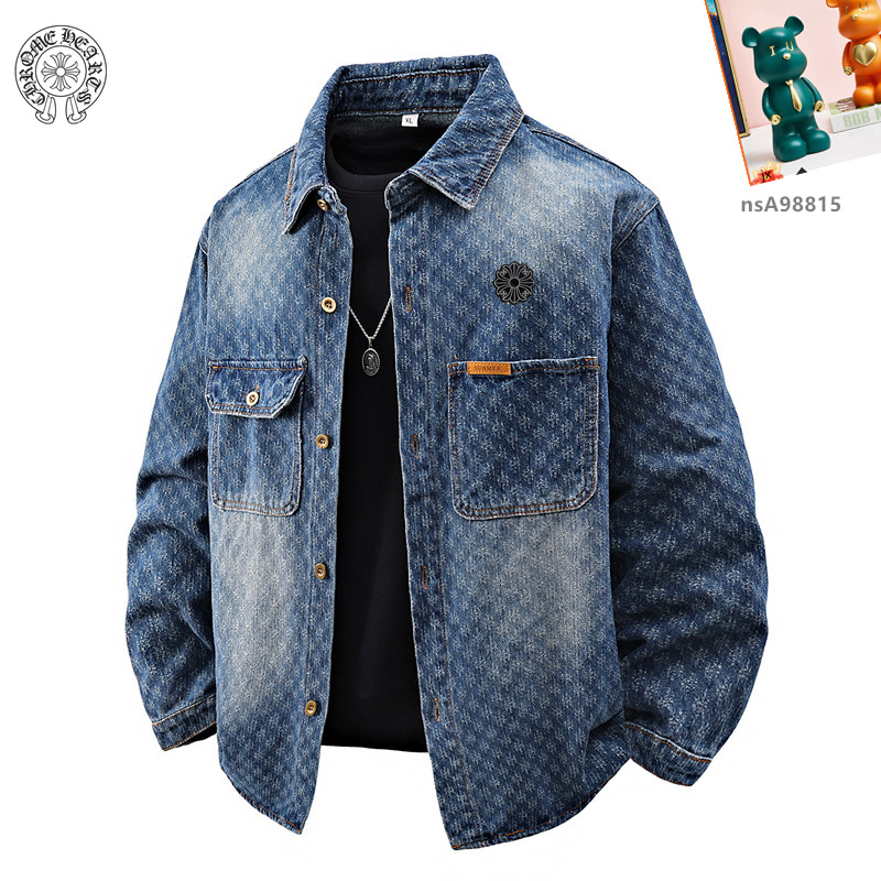 NO:725709,Support replacement after the year!  Croixin's popular trendy fashion items, high quality 2015SS brand new men's denim jackets, and original high-end denim shirts synchronized with the official website!  Fashionable denim clothing with high precision and heavy craftsmanship!  Very casual M-3XL,,chrome hearts,jackets & coats,19860909支持年后退换！ 克罗心 时尚主推爆款 代购级别牛货 2015SS全新男士牛仔外套 官网同步原单高端牛仔衫 ！时尚牛仔衣 高精度重磅工艺！ 非常显休闲 M-3XL,,chrome hearts,jackets & coats,,Men's clothing