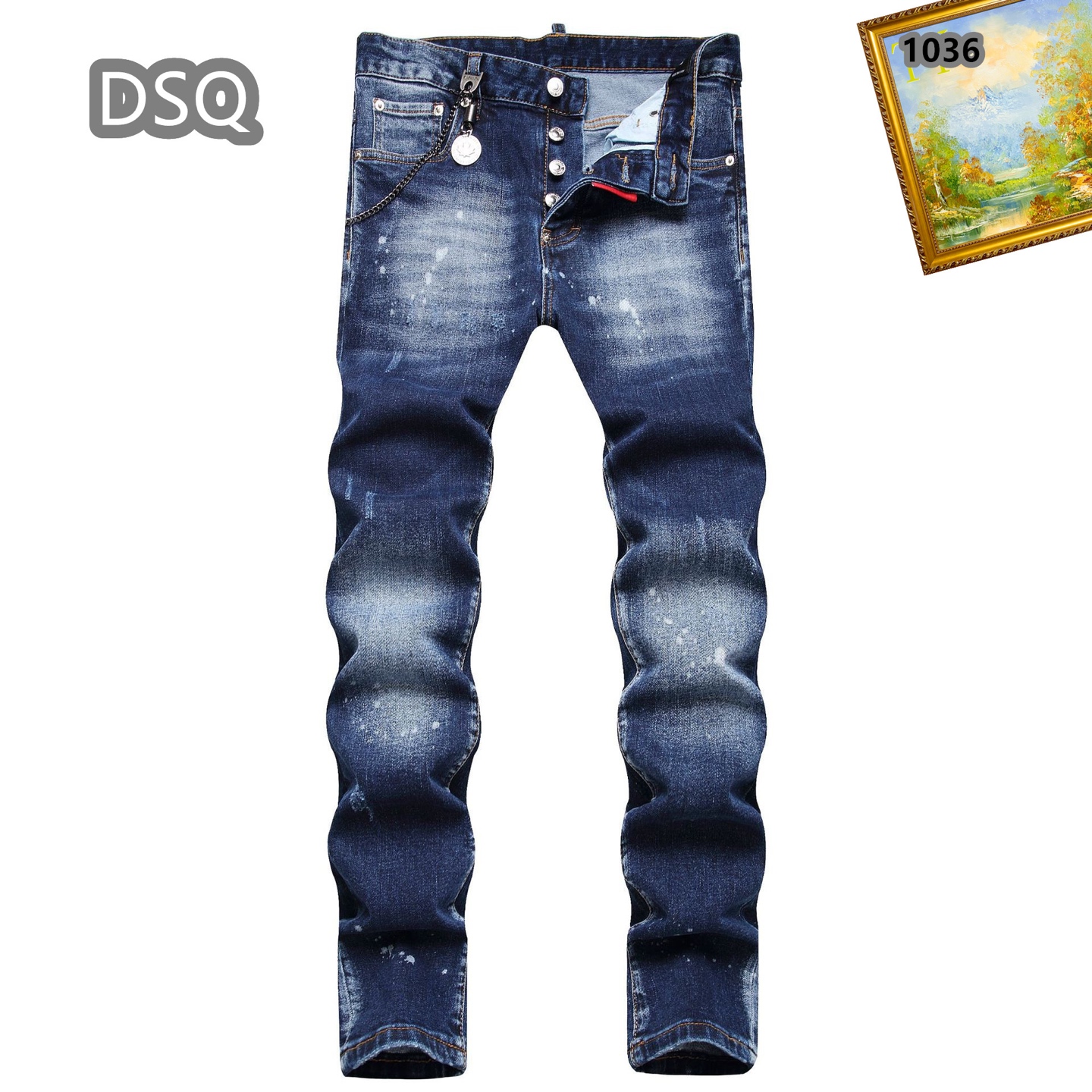 NO:728813,Support replacement after the year!  High-end customization, 2026 early autumn latest jeans, simultaneous sale at the counter, original customization, customer-supplied hardware accessories, original order quality, imported solid-color denim elastic fabric, heavy washing, fine workmanship, and excellent upper body!  Preferred item, complete with three standards.…………………………………………………… Size29-38 Guangzhou DSQ new tattered heavy industry men’s slim fit horse point stretch D2 jeans tight patch patch cloth outfit,,jeans,19860909支持年后退换！高端定制、2026早秋最新款牛仔裤 柜台同步发售 原版定制 客供五金辅料 原单品质 进口固色牛仔弹力面料 重工洗水 做工走线精细 上身绝佳！优选单品 三标齐全.…………………………………………………… Size29-38 广州DSQ新款破烂重工男士修身马骝点弹力D2牛仔裤紧身补丁帖布装,,jeans,,Men's clothing