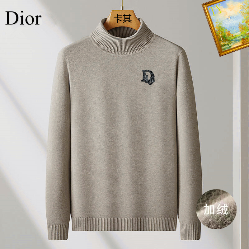 NO:728910,Supports exchange of sweaters after the new year. Dior counter-style velvet sweater, imported wool fabric, 3D digital embroidery logo design, thickened and high density, mink fur lining, more warm, versatile sweater, excellent fit, the type that needs to be paid for the fit fabric!  Size: M-3XL,,dior,sweaters,19860909支持年后退换毛衣 Dior 专柜款加绒毛衣,进口羊毛面料,3D数码刺绣Logo设计,加厚高密度,内里加貂毛,保暖性更强,百搭毛衣,版型极好,冲着版型面料也要收的类型！码数:M-3XL,,dior,sweaters,,Men's clothing