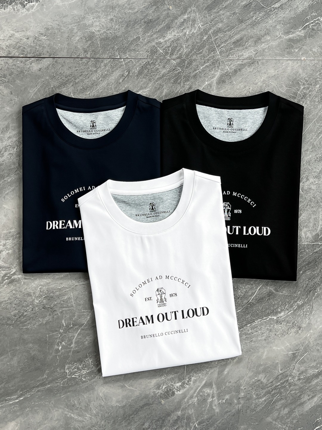NO:126168,[New Product] Shanghai Trading Company Product, perfect quality, pure blood quality, 2025 spring and summer new product Brun*llo Cucin*ill men's business casual simple round neck short-sleeved T-shirt!  BC is the world's top luxury brand from Italy, known as the 