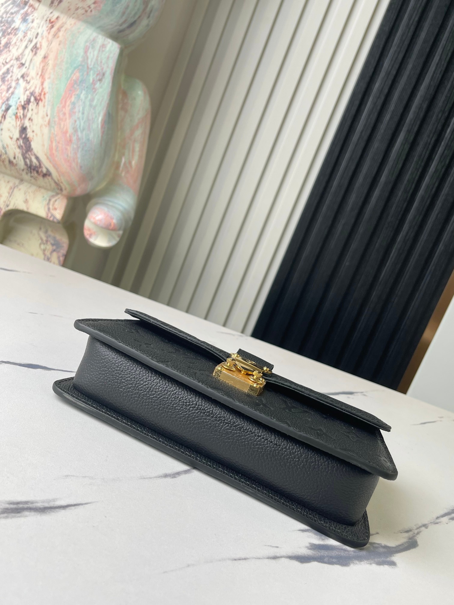 顶级原单独家实拍M82637黑色全皮压花链条包系列WalletOnChainMetis链条手袋M8283