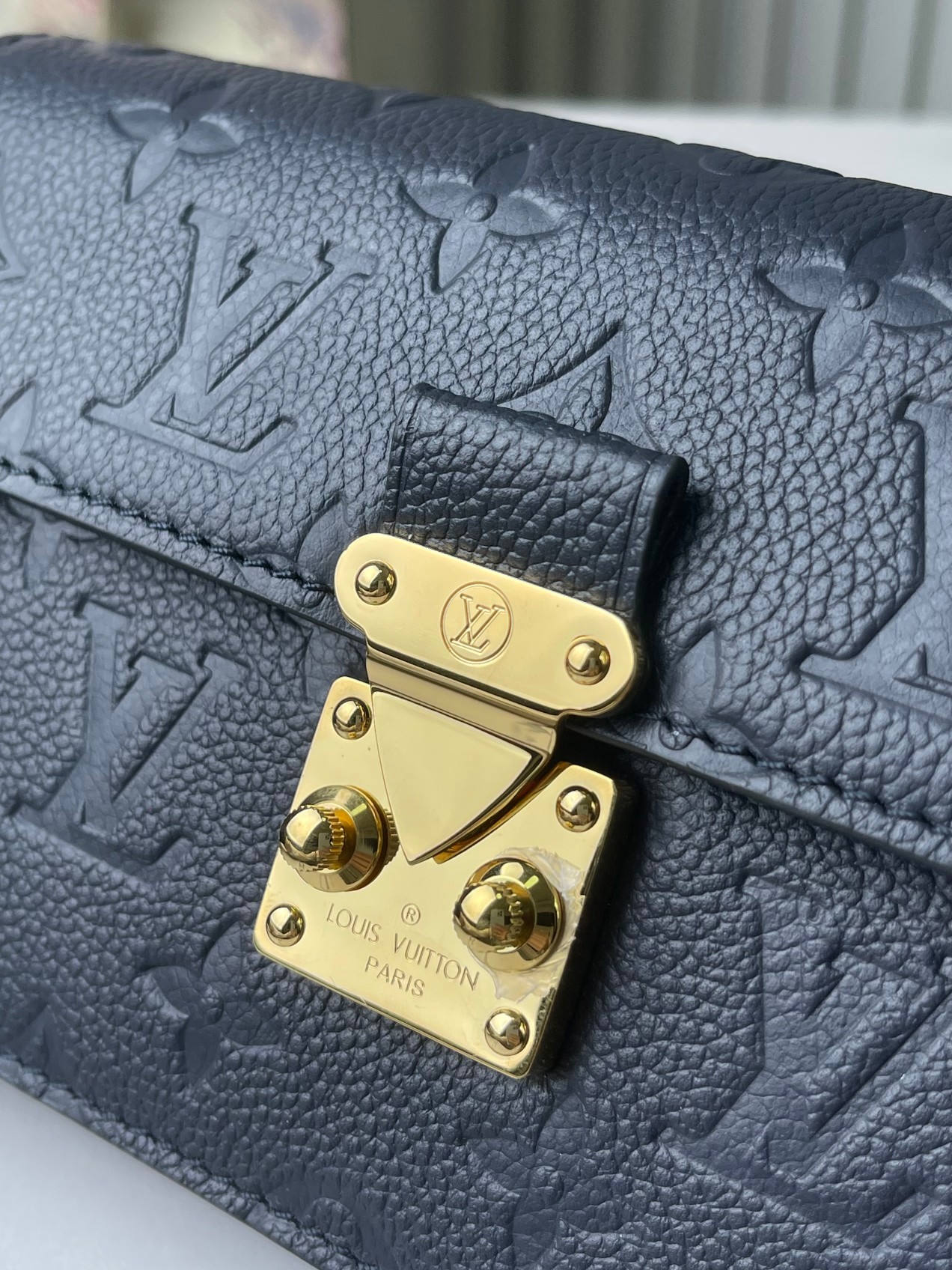 顶级原单独家实拍M82836蓝色全皮压花链条包系列WalletOnChainMetis链条手袋M8283