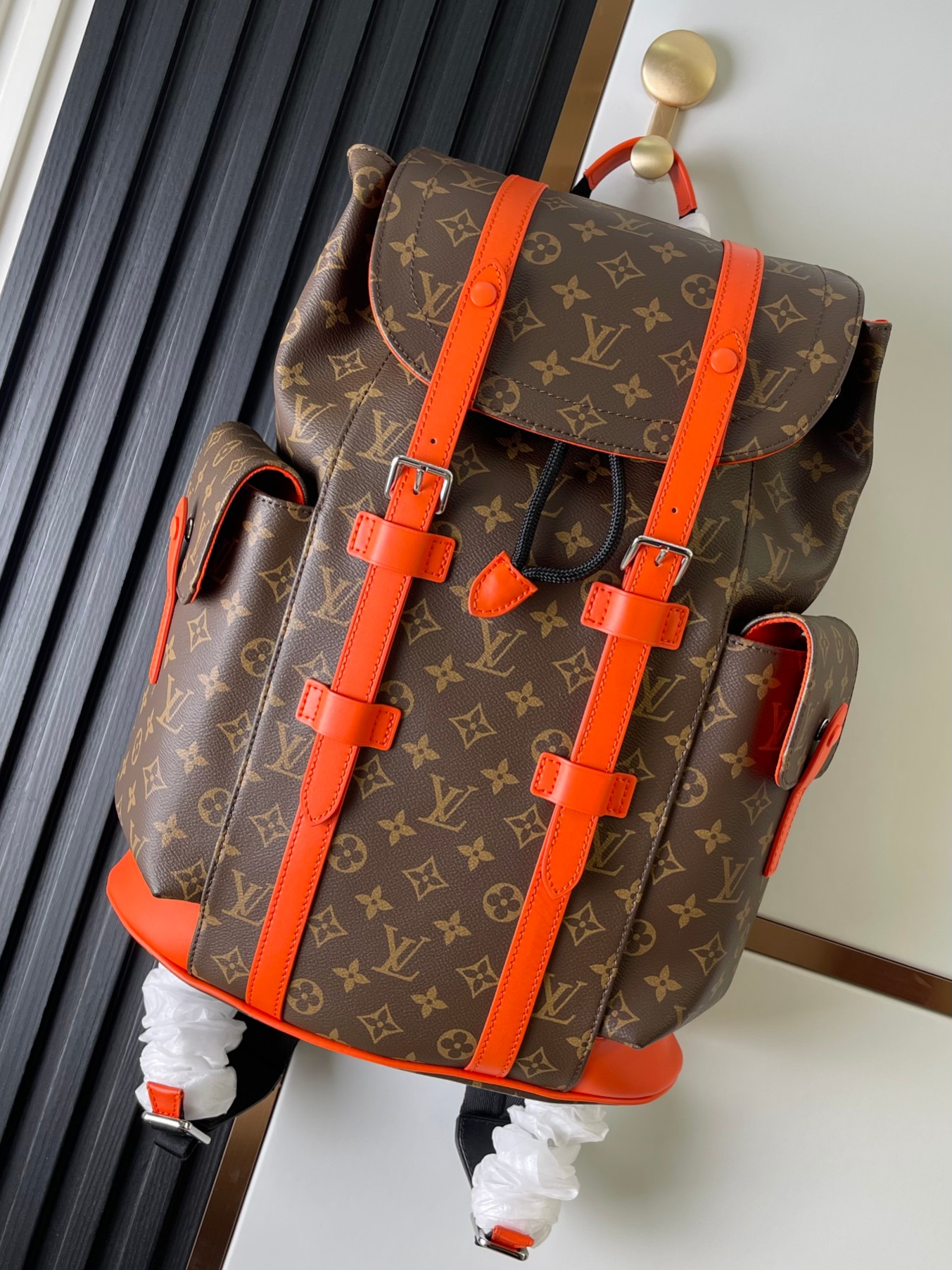 M46814 Mochila Presbicia Naranja Serie CHRISTOPHER Mochila Mediana