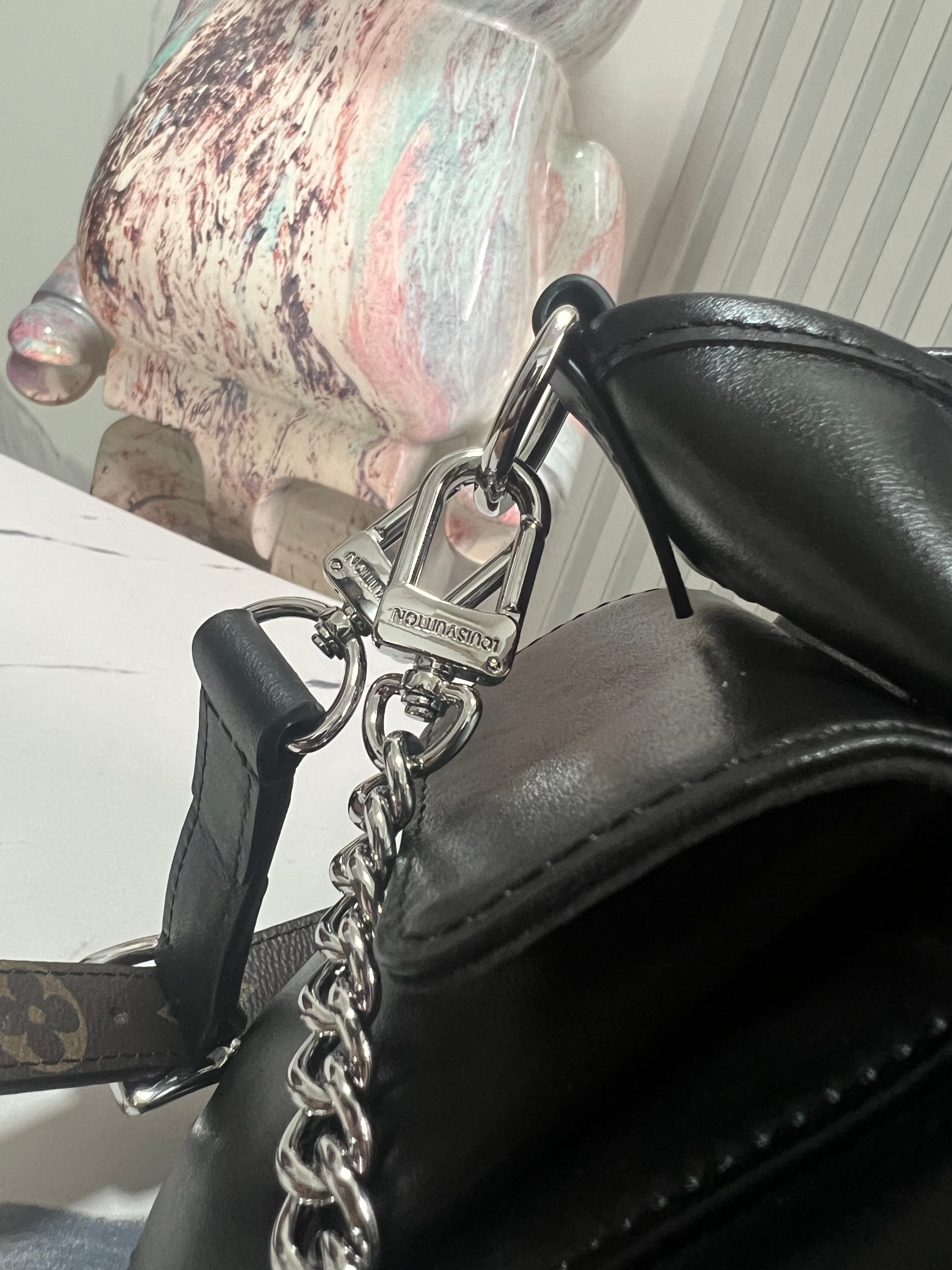 顶级原单独家实拍M24861黑色全皮购物袋系列CarryAllCargo小号手袋M46203以柔软羊皮革