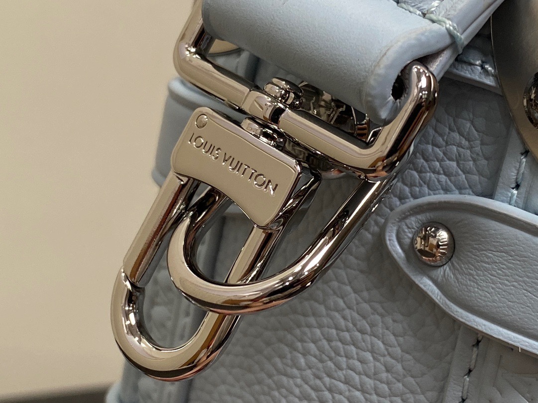 【顶级原单 独家实拍】M23817浅蓝 M25067 全皮软盒子系列Side Trunk 小号手袋 M2