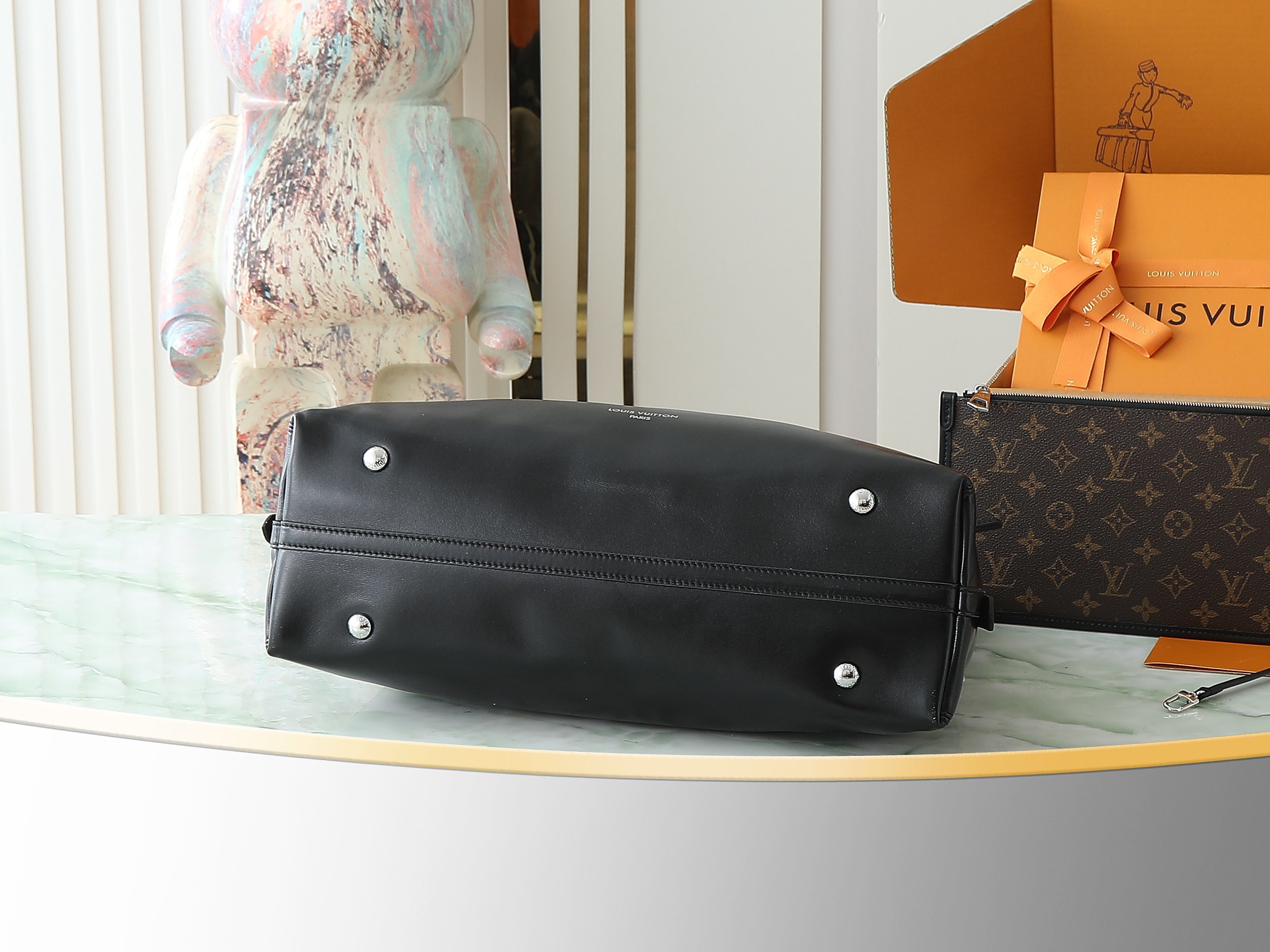 【顶级原单 独家实拍】M25143黑色 全皮购物袋系列 CarryAll Dark 中号手袋 M2514