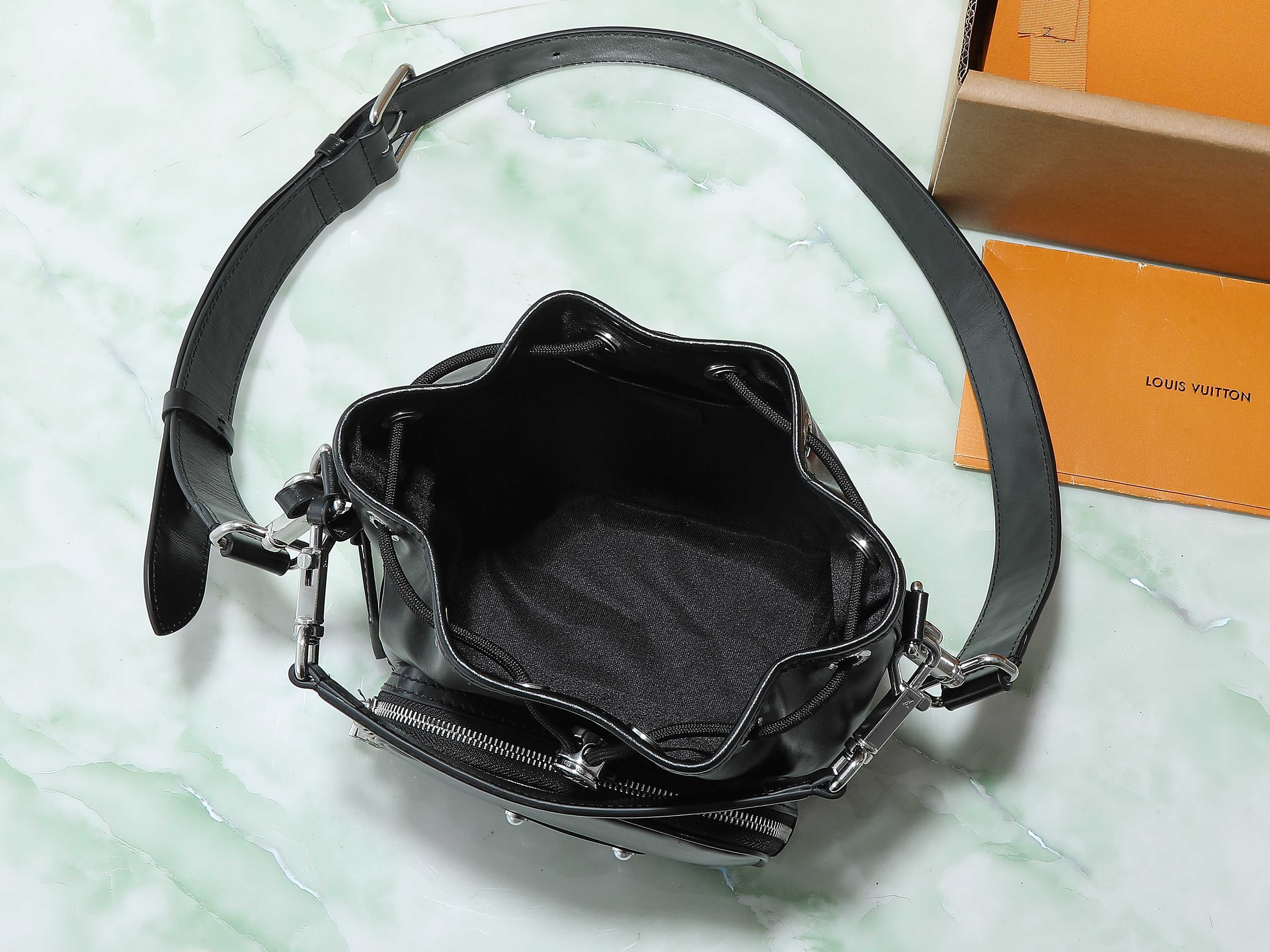 【顶级原单 独家实拍】M13985黑色 全皮手提包 NOÉ CARGO 手袋 本款 Noé Cargo