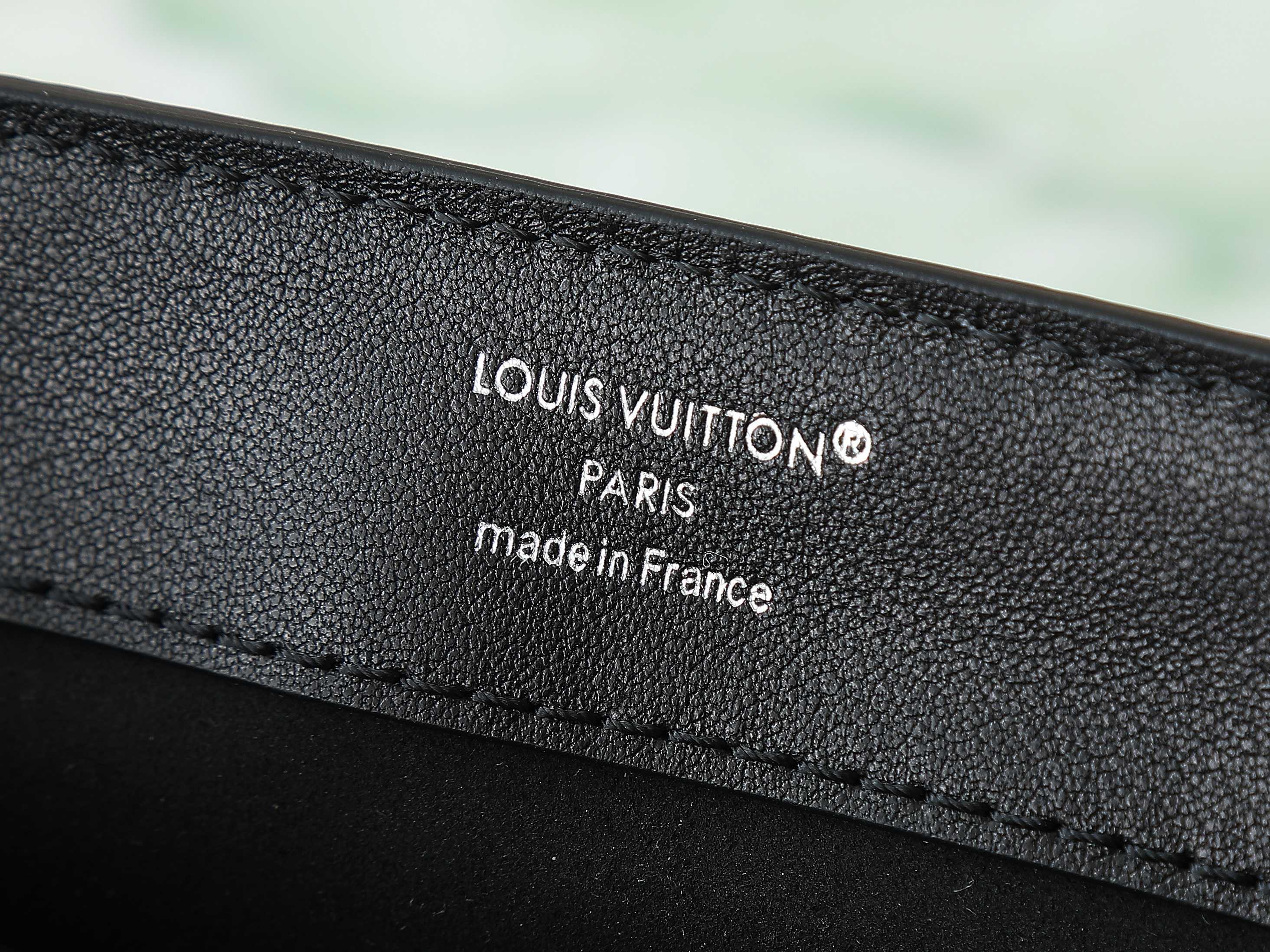 【顶级原单 独家实拍】 M13450 黑皮(达芙妮) 本款 Dauphine Soft 中号手袋为亮泽皮