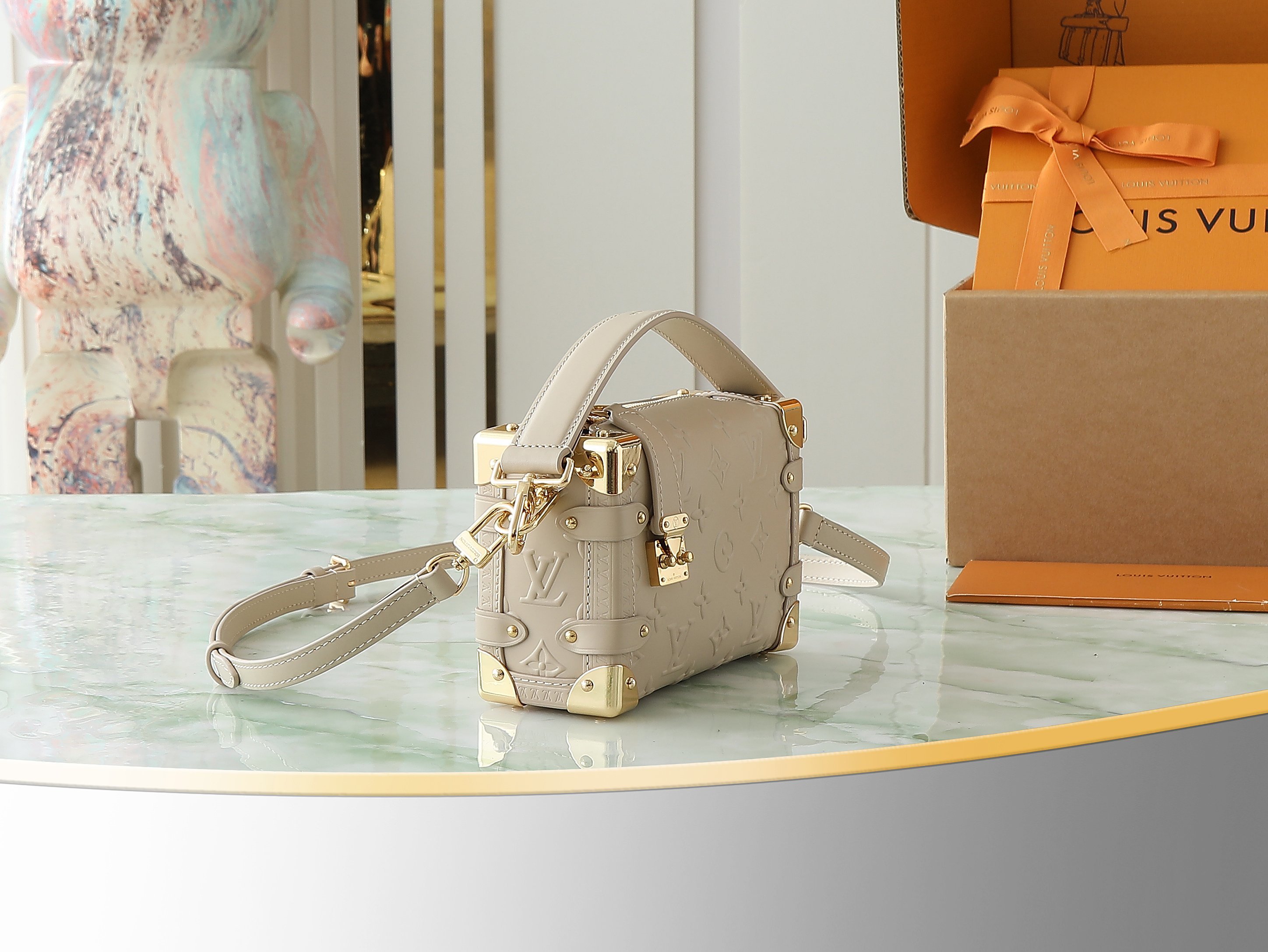 【顶级原单 独家实拍】M14571全皮 软盒子包箱子 Petite Malle 手袋 Nicolas G