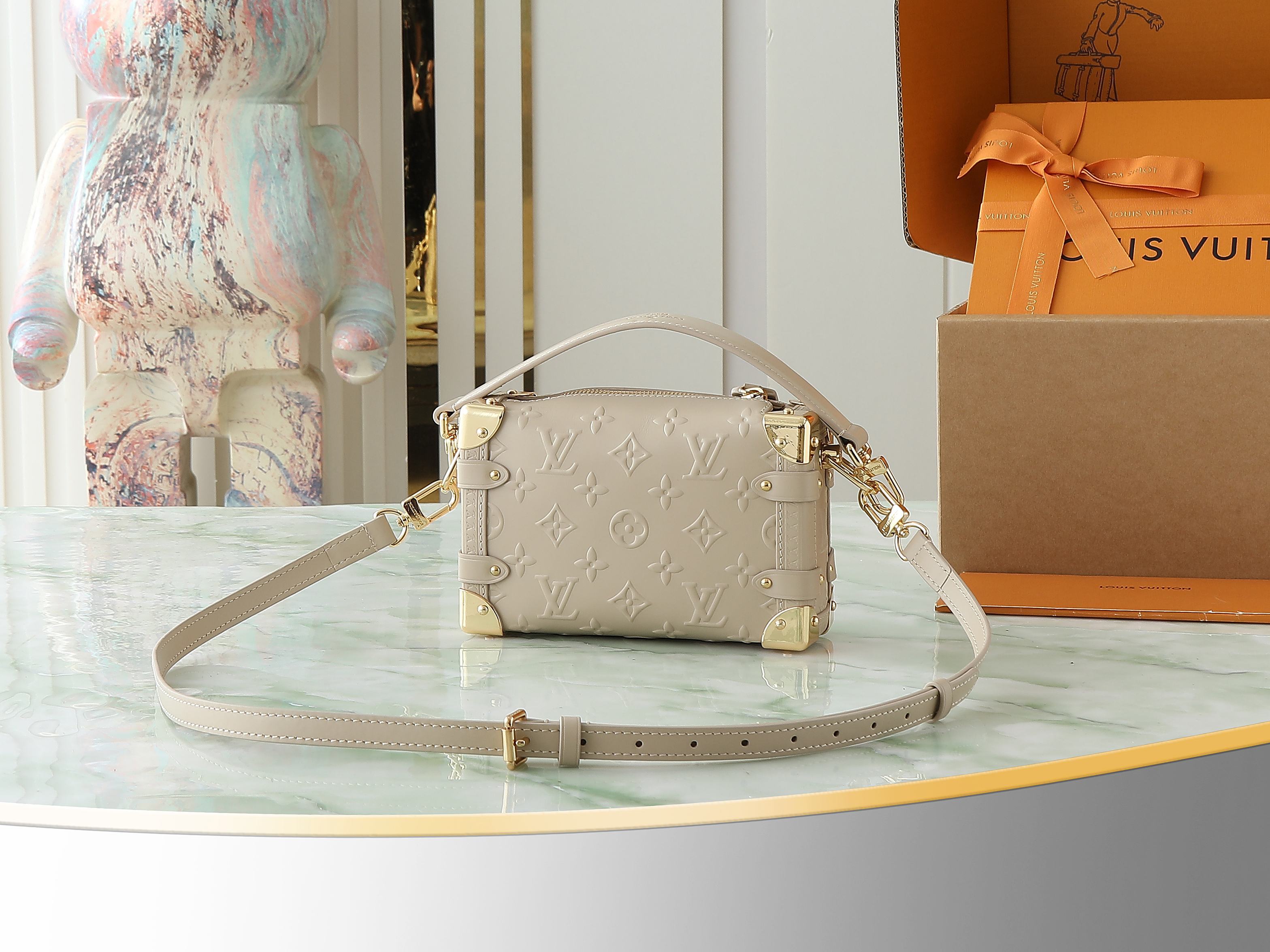 【顶级原单 独家实拍】M14571全皮 软盒子包箱子 Petite Malle 手袋 Nicolas G