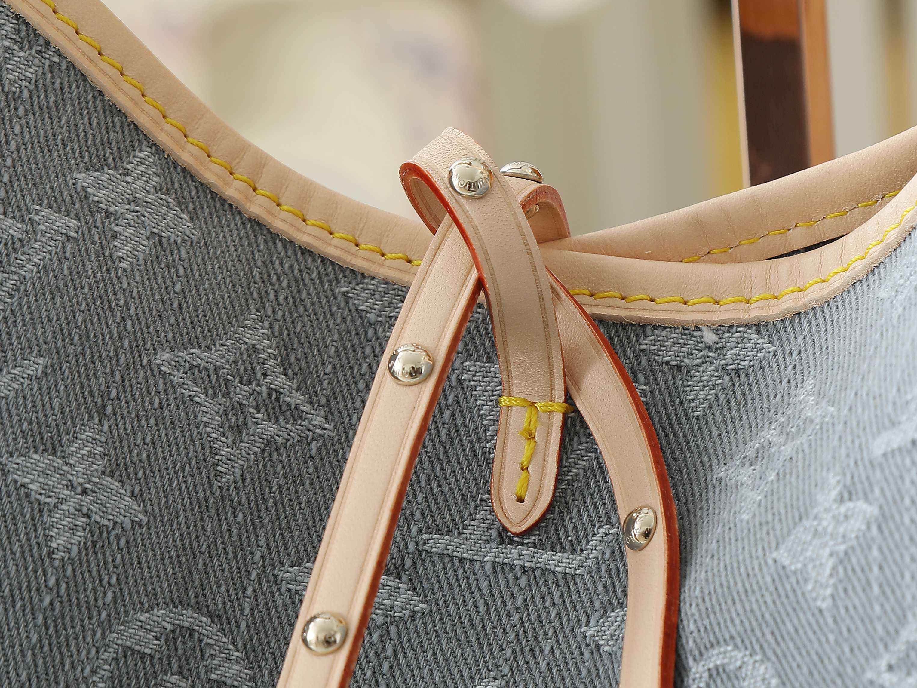 【顶级原单 独家实拍】M13289 新灰色牛仔购物袋系列 顶级加强版 163c01 本款 CarryAl