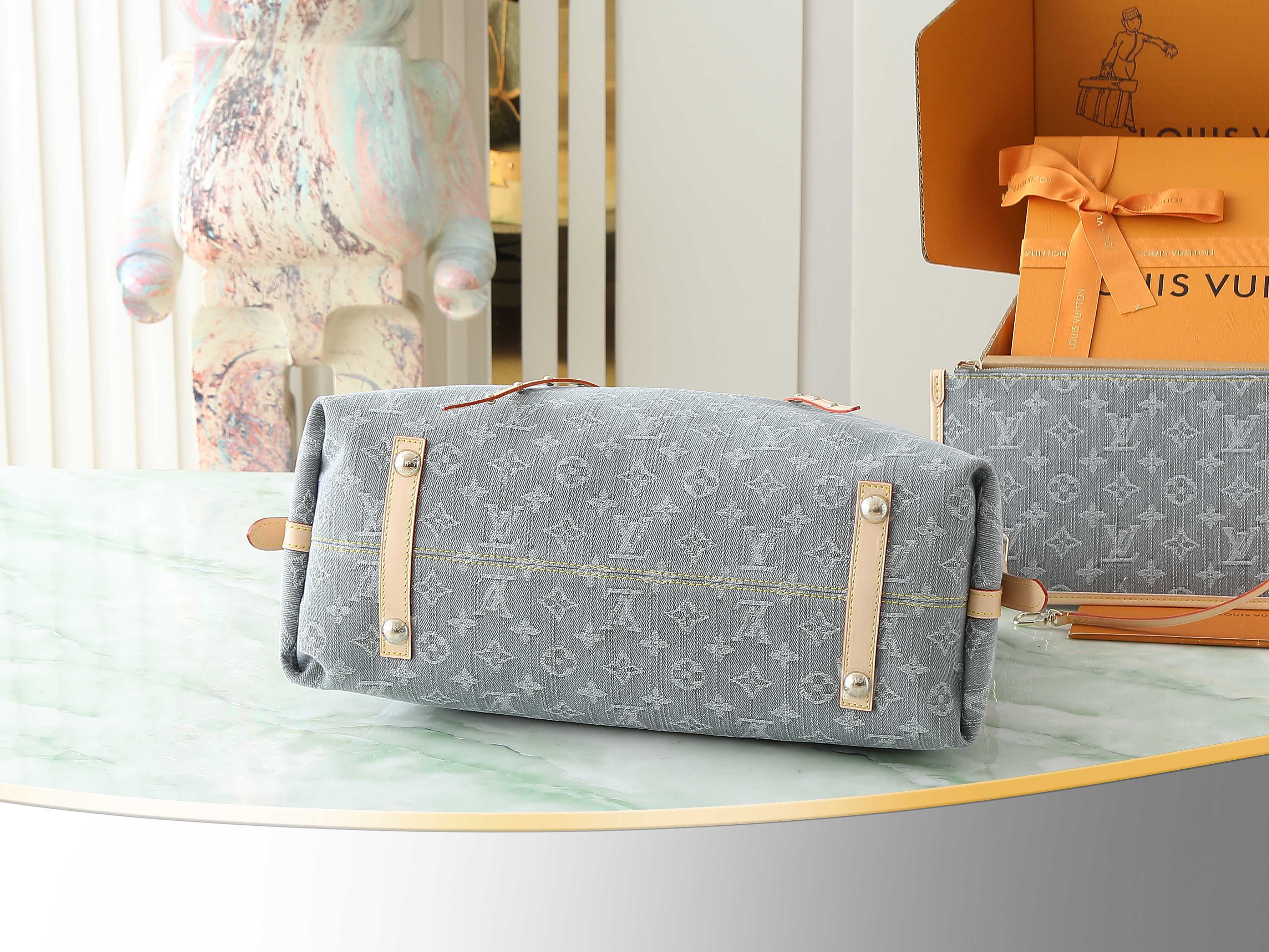 【顶级原单 独家实拍】M13289 新灰色牛仔购物袋系列 顶级加强版 163c01 本款 CarryAl