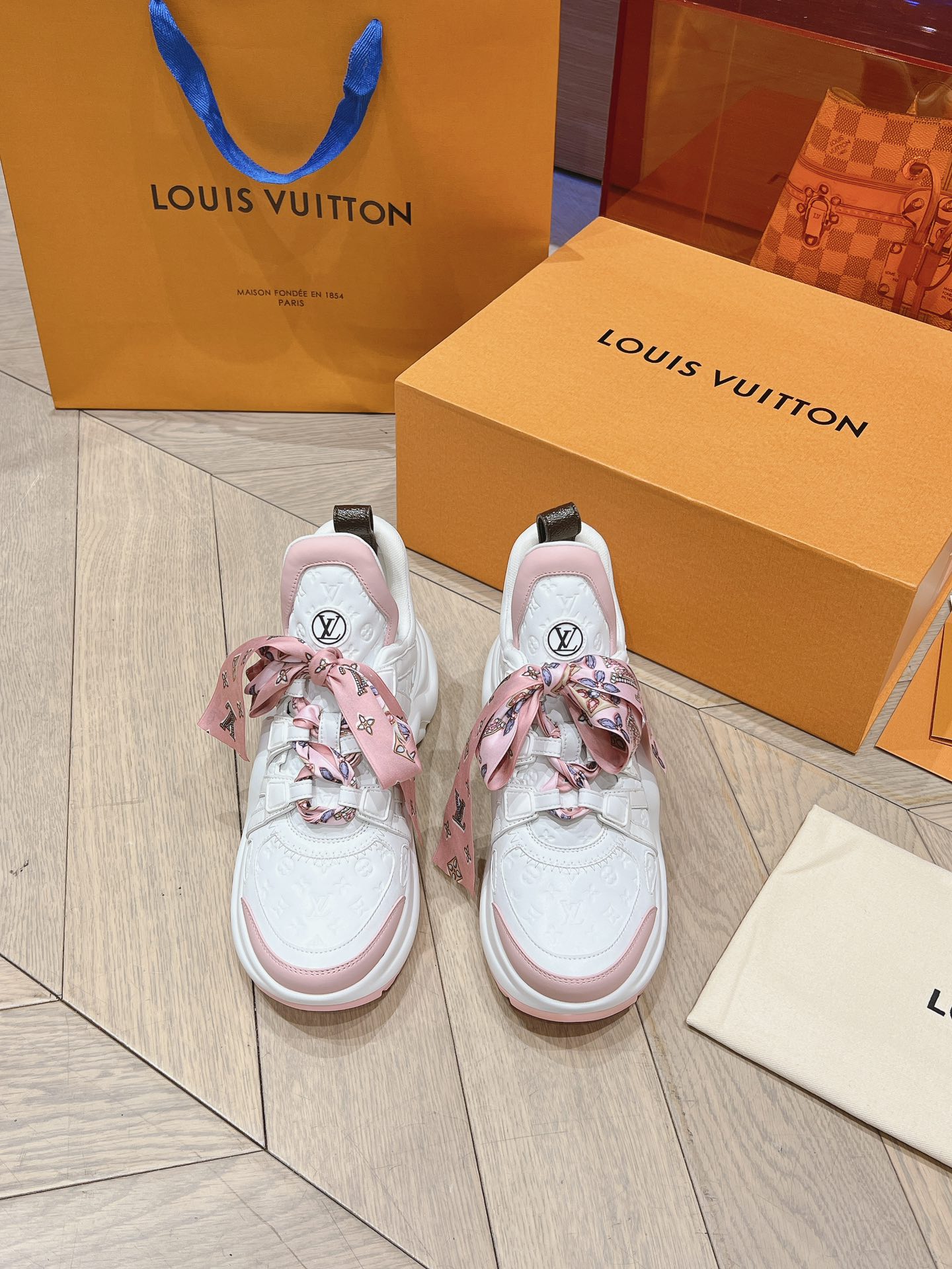 Louis Vuitton Schoenen Sportschoenen Afdrukken
