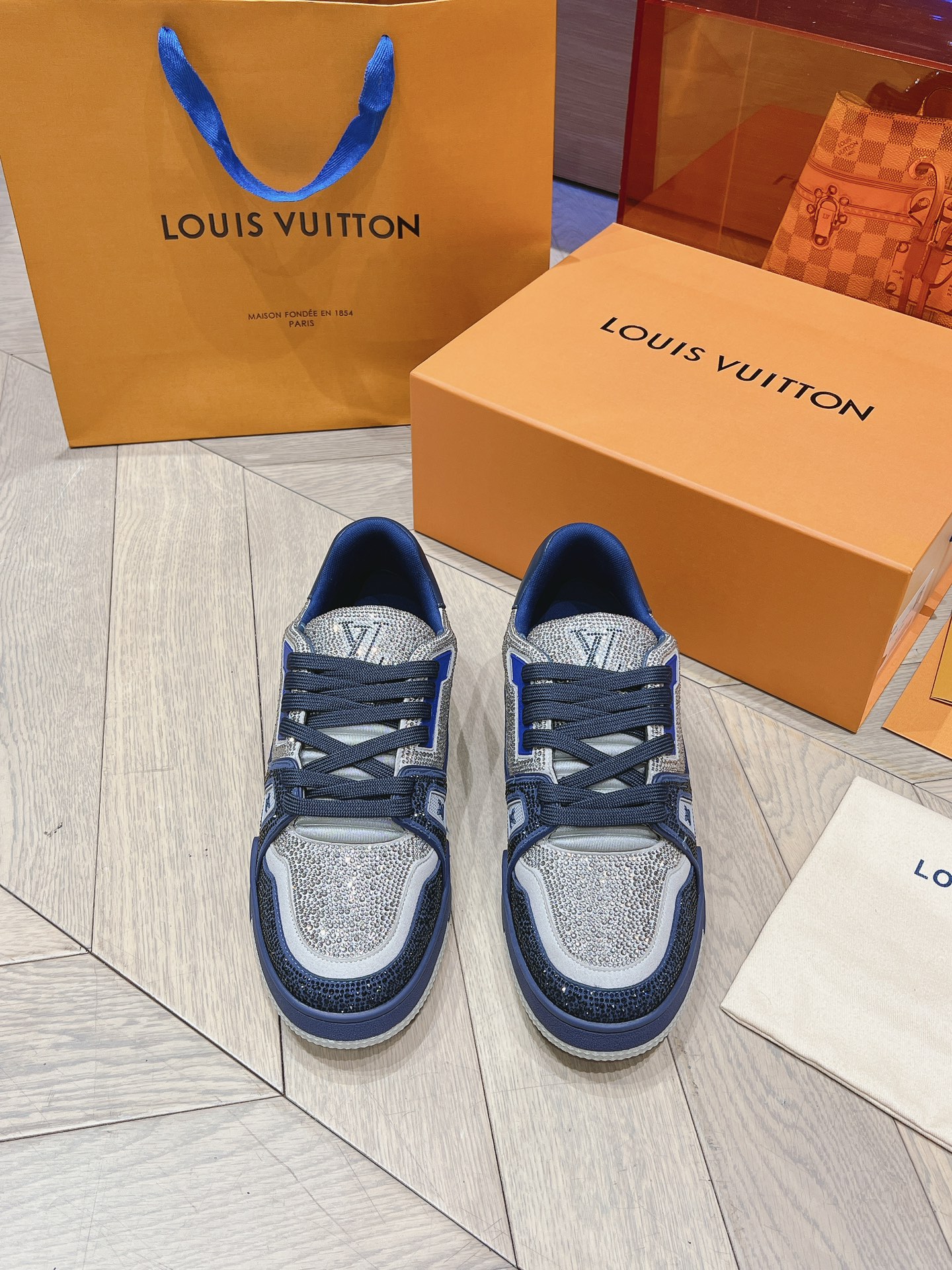 Louis Vuitton Koop luxe 2024
 Afdrukken Unisex Joggingbroek