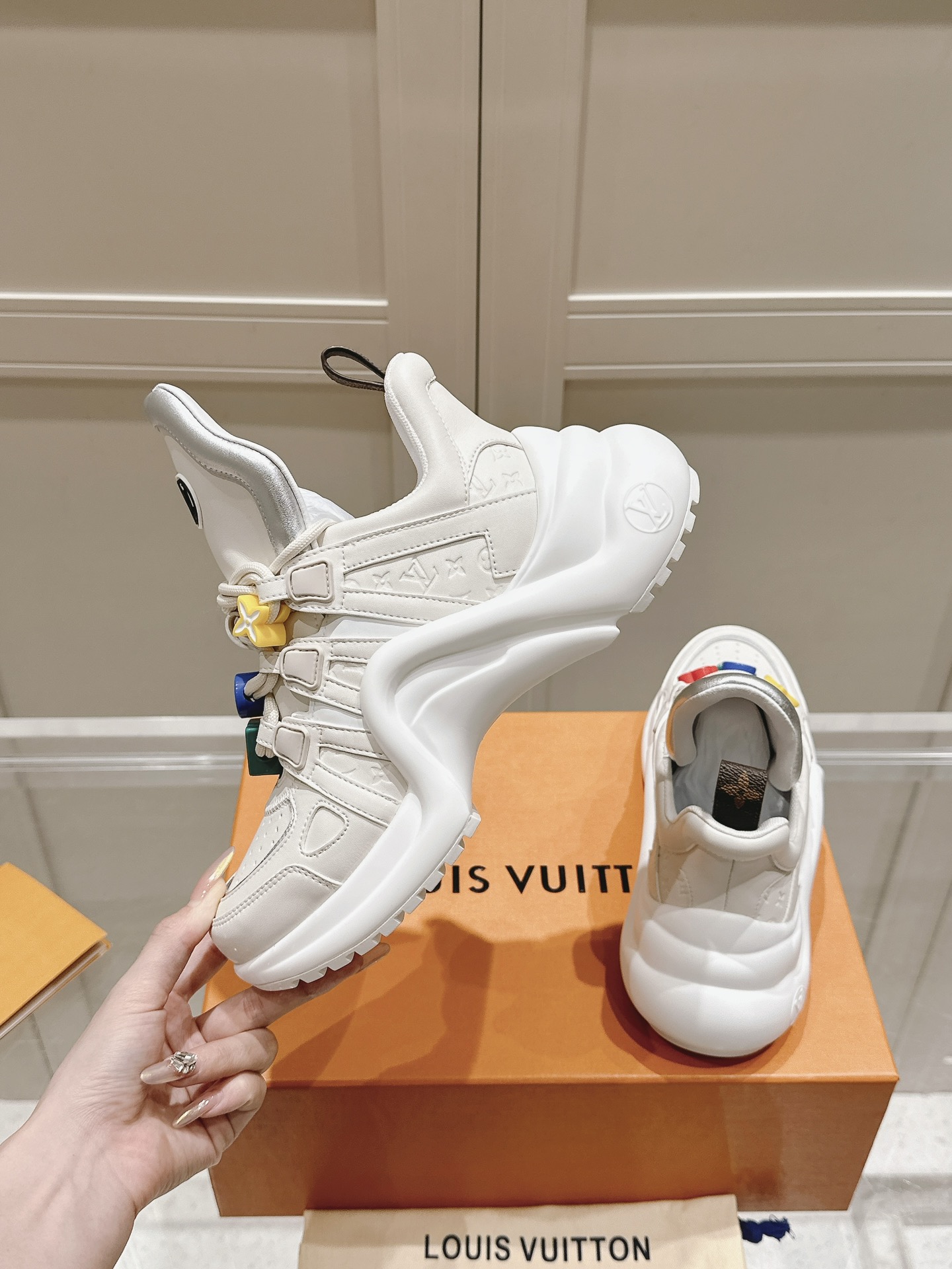 路易威登 Louis Vuitton 高定典藏经典高奢皮鞋男鞋女鞋鞋履高跟鞋 #E1DF4070 3