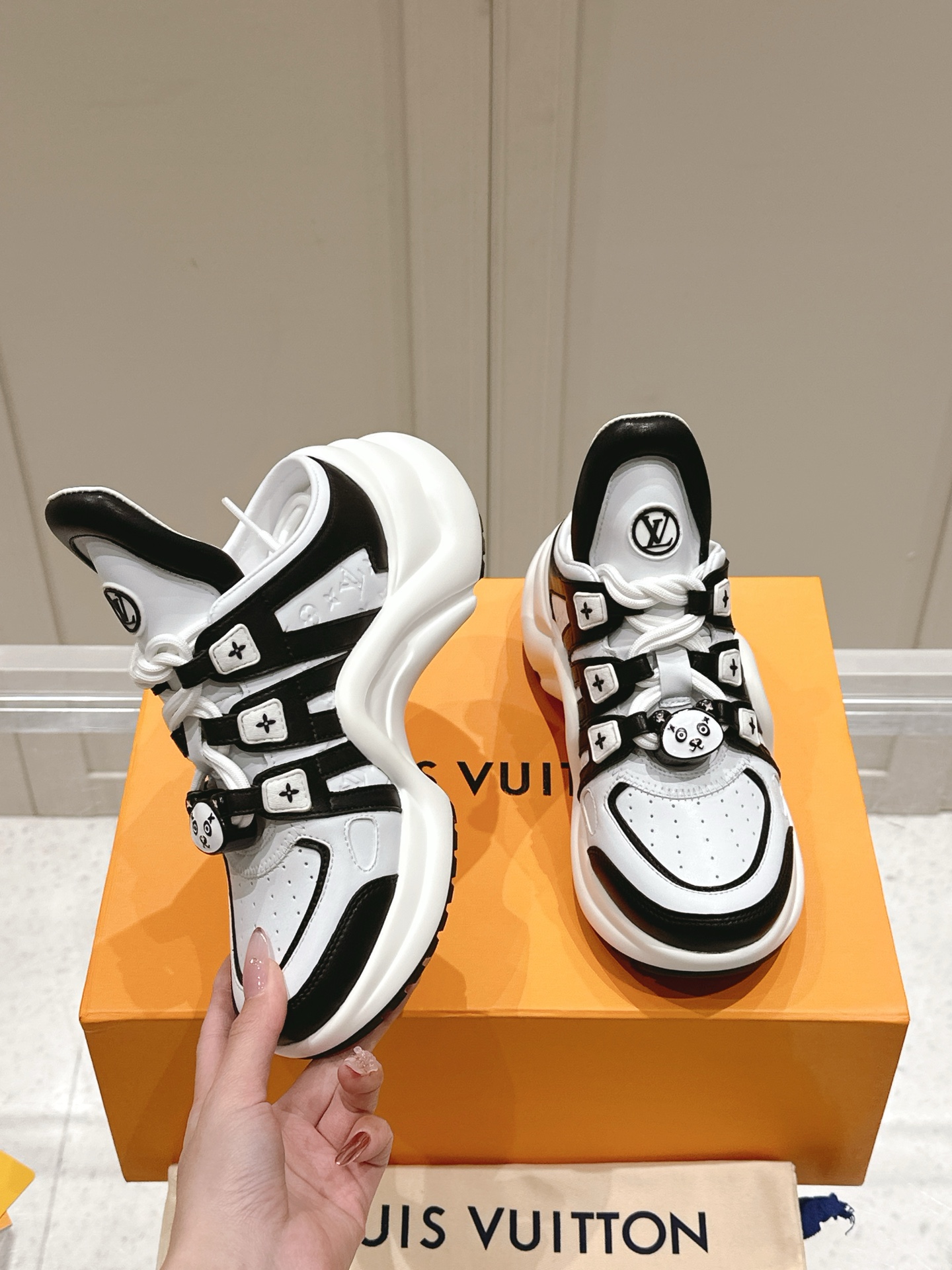 Louis Vuitton Archlight Mule Sneakers - Monogram Leather - Women's Designer Shoes 5 i1743774393430 7141 0 2