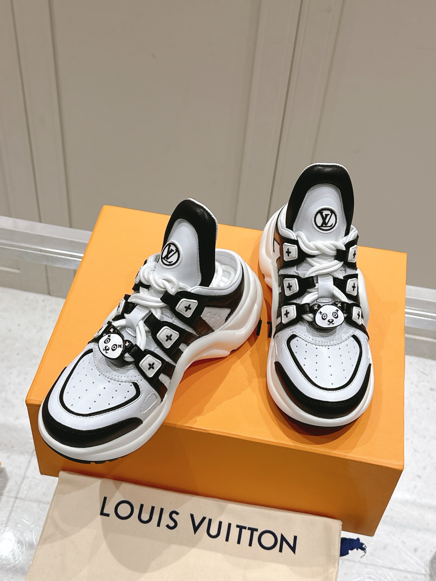 Louis Vuitton Archlight Mule Sneakers - Monogram Leather - Women's Designer Shoes 6 i1743774394004 3684 0 3