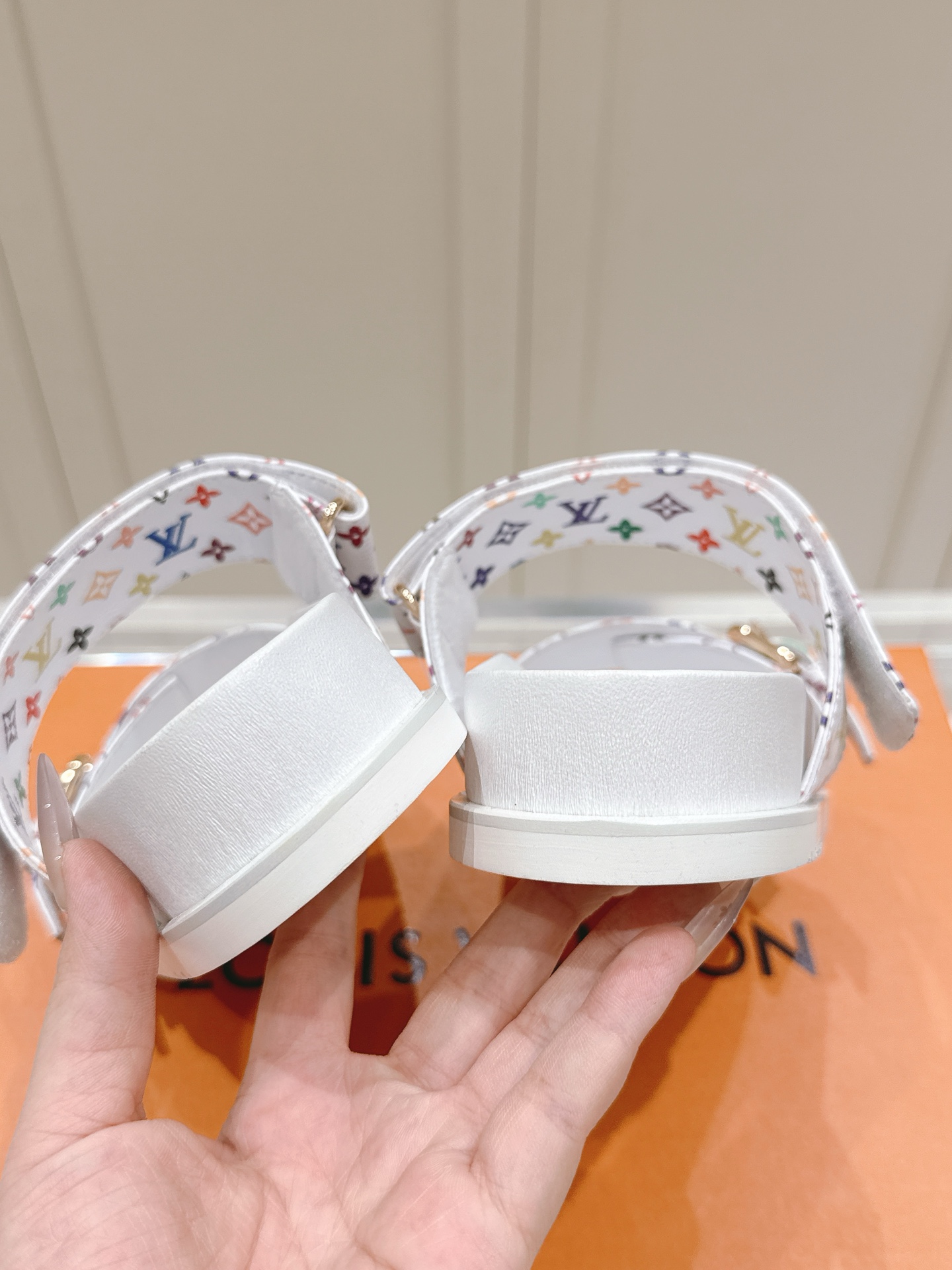 Louis Vuitton x Murakami Takashi Denim Monogram Sandals - Bom Dia Comfort 10 i1746444743101 4900 0 8