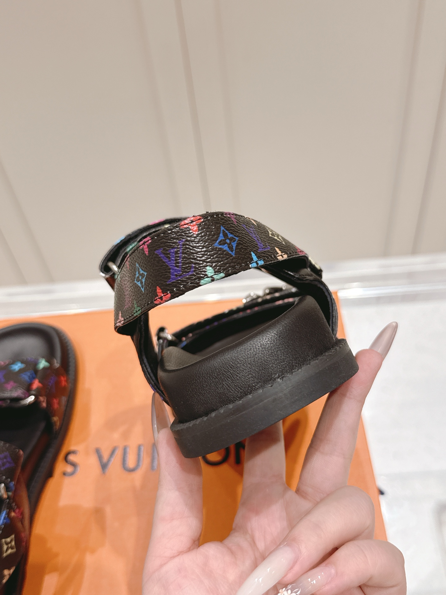 Louis Vuitton x Murakami Takashi Bom Dia Comfort Flat Denim Sandals 9 i1746445222316 2703 0 7