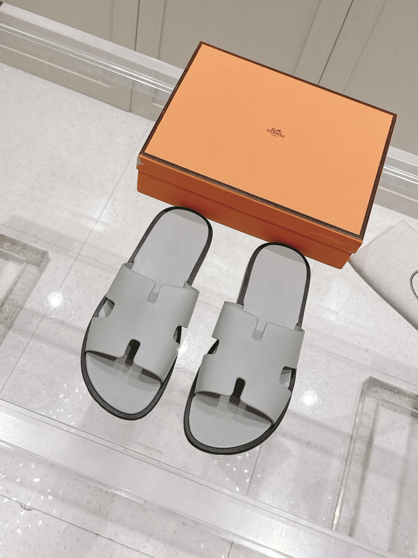 Hermès Hermes爱马仕lzmir系列 老舅鞋 二舅拖鞋 H拖 凉鞋