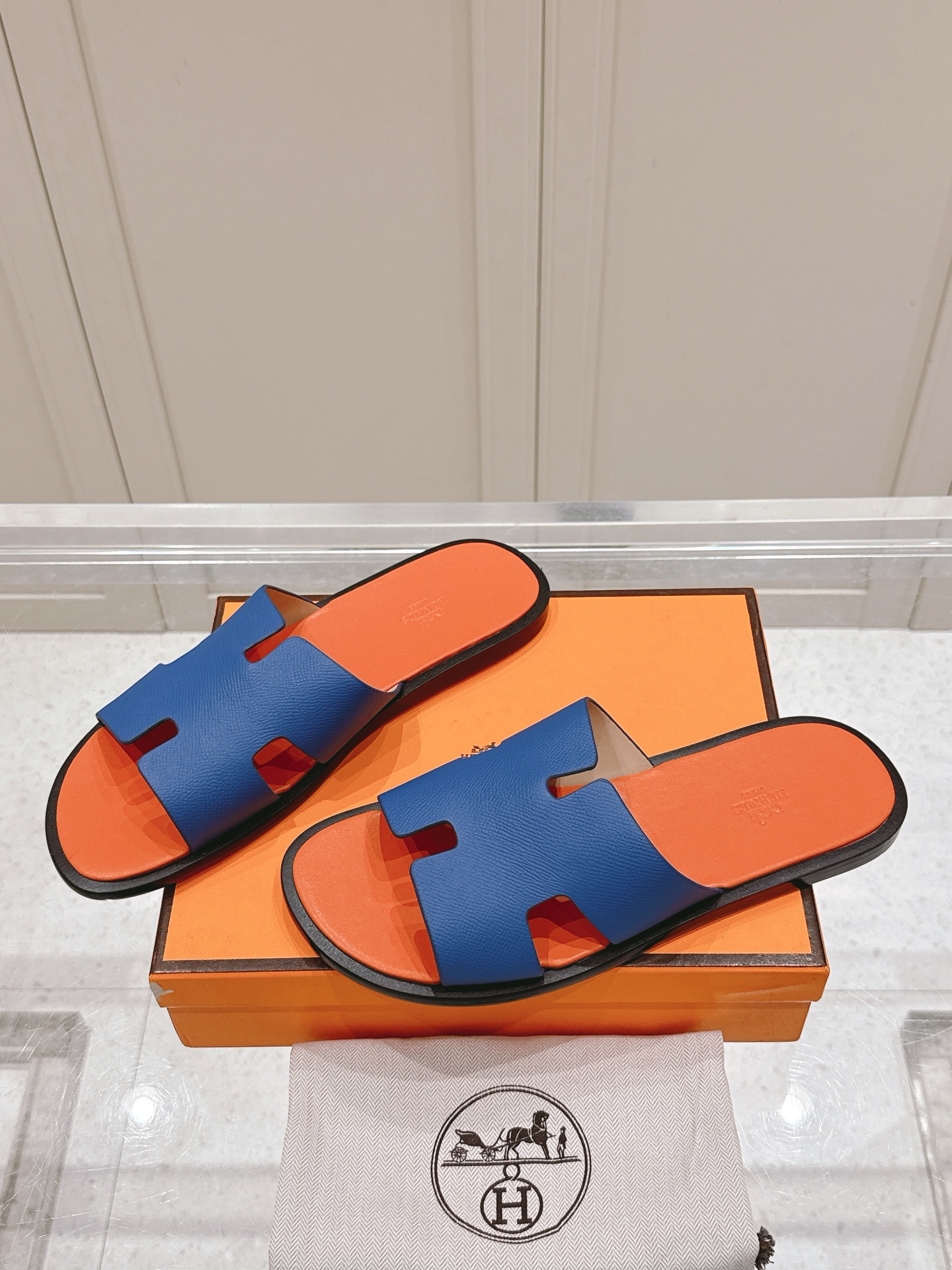 Hermès Hermes爱马仕lzmir系列 老舅鞋 二舅拖鞋 H拖 凉鞋