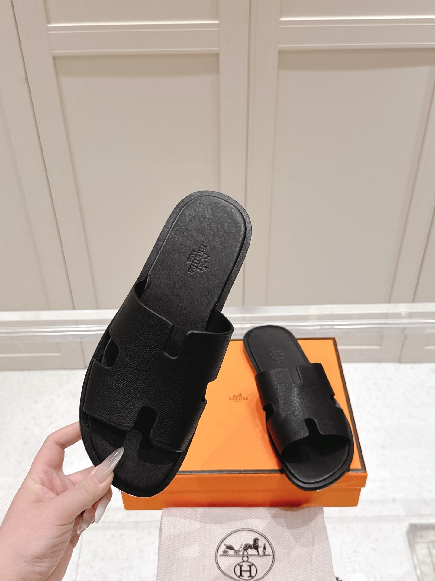 Hermès Hermes爱马仕lzmir系列 老舅鞋 二舅拖鞋 H拖 凉鞋