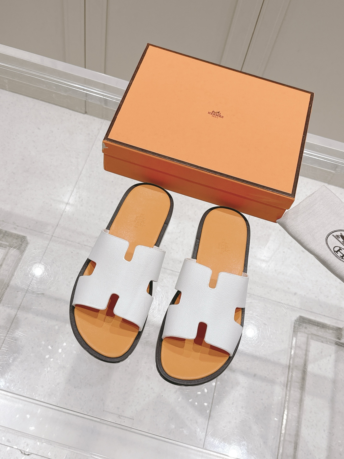 Hermès Hermes爱马仕lzmir系列 老舅鞋 二舅拖鞋 H拖 凉鞋