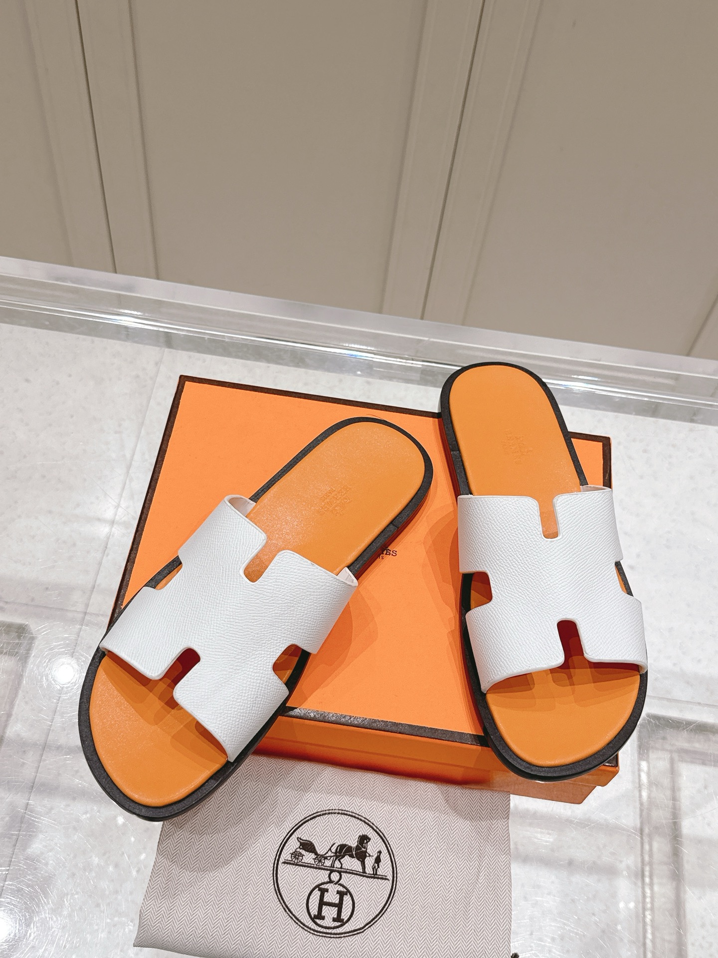 Hermès Hermes爱马仕lzmir系列 老舅鞋 二舅拖鞋 H拖 凉鞋