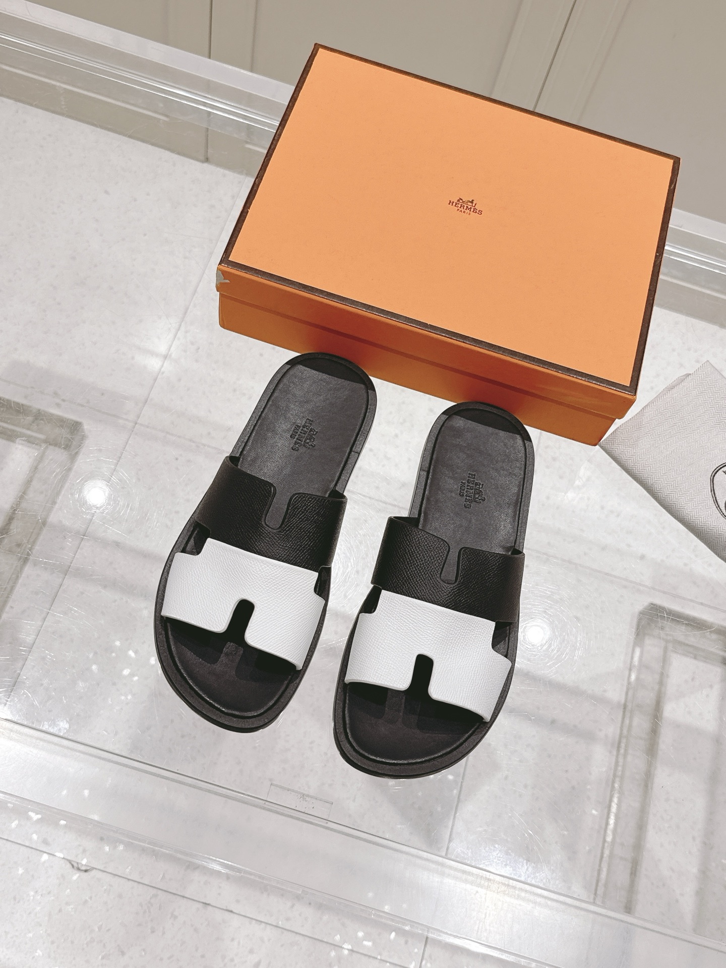 Hermès Hermes爱马仕lzmir系列 老舅鞋 二舅拖鞋 H拖 凉鞋