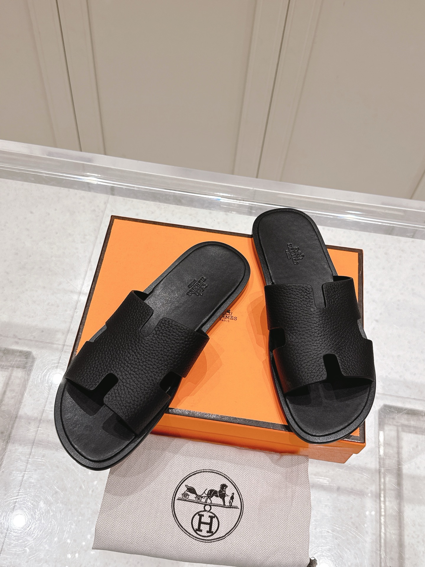 Hermès Hermes爱马仕lzmir系列 老舅鞋 二舅拖鞋 H拖 凉鞋