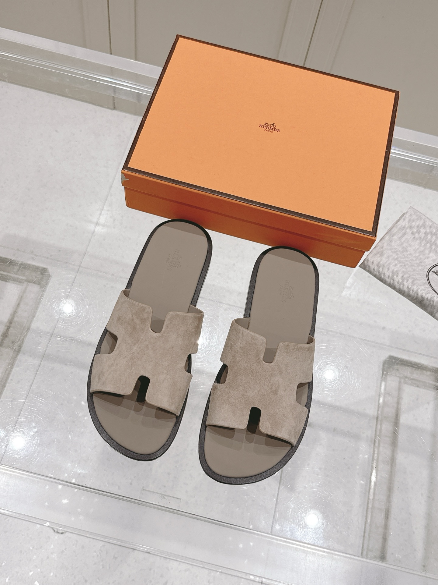 Hermès Hermes爱马仕lzmir系列 老舅鞋 二舅拖鞋 H拖 凉鞋