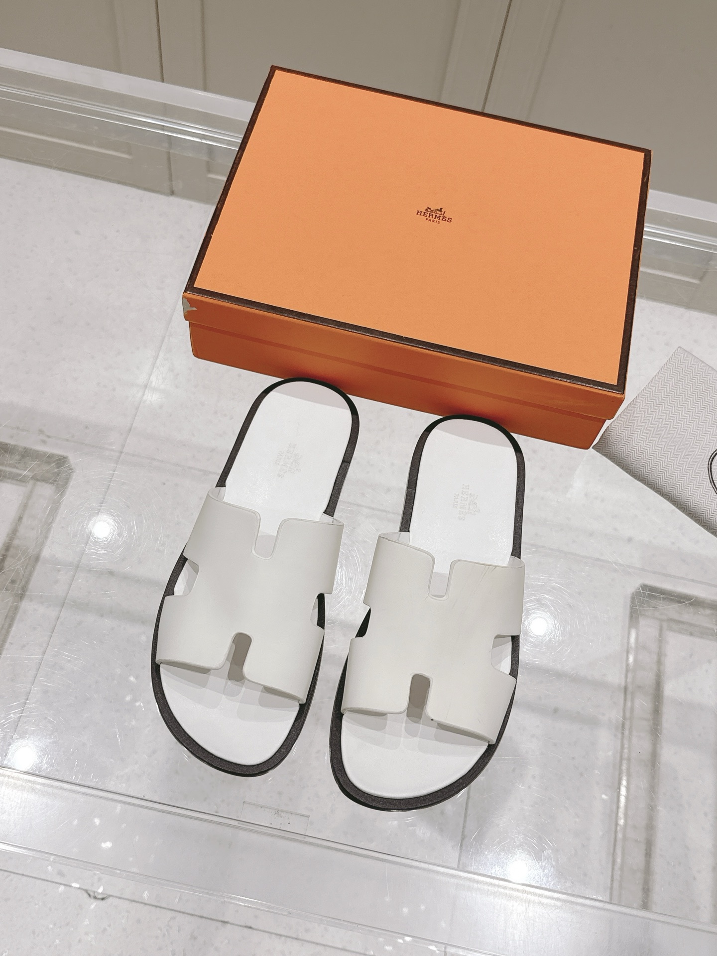 Hermès Hermes爱马仕lzmir系列 老舅鞋 二舅拖鞋 H拖 凉鞋
