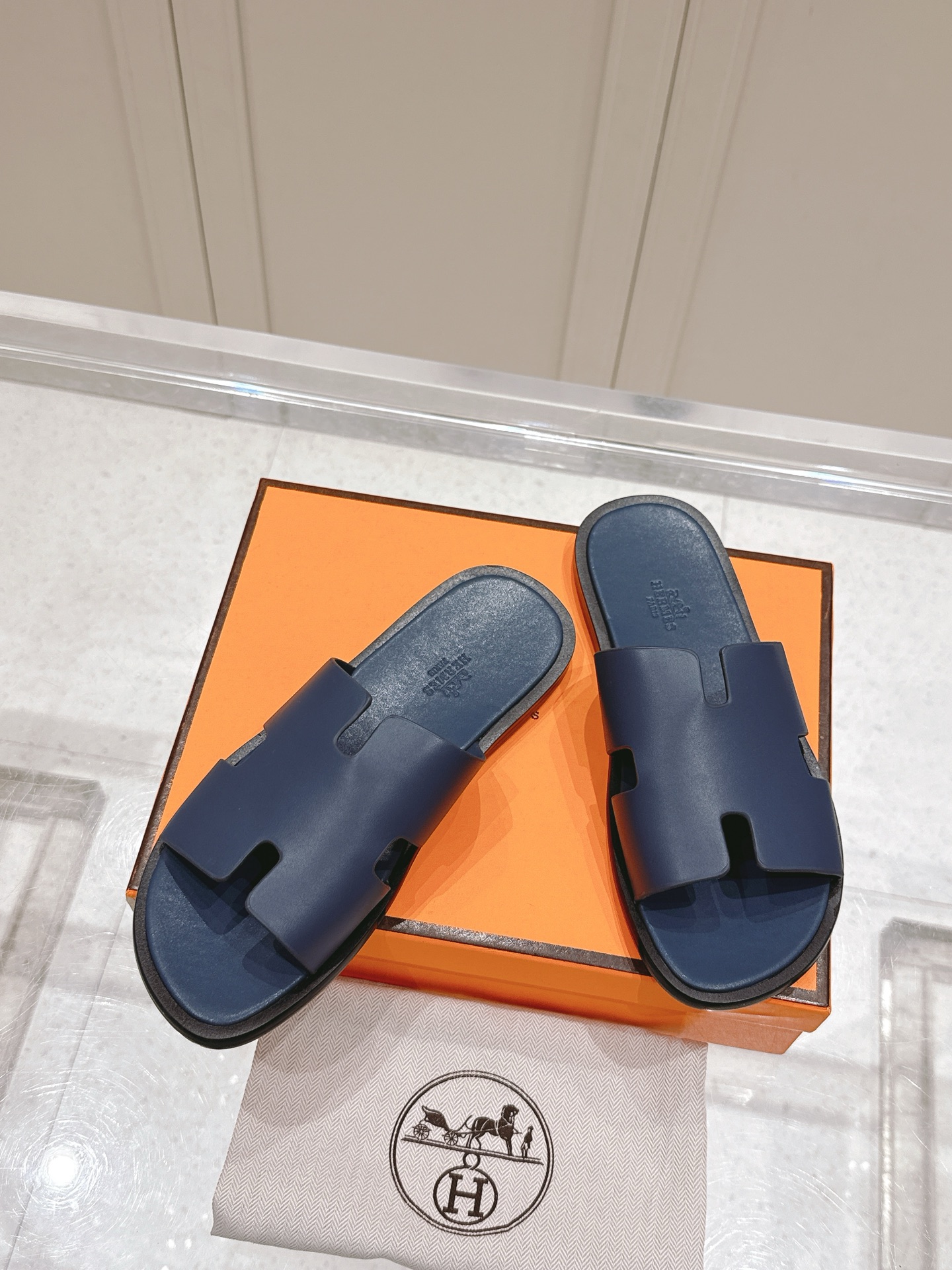Hermès Hermes爱马仕lzmir系列 老舅鞋 二舅拖鞋 H拖 凉鞋