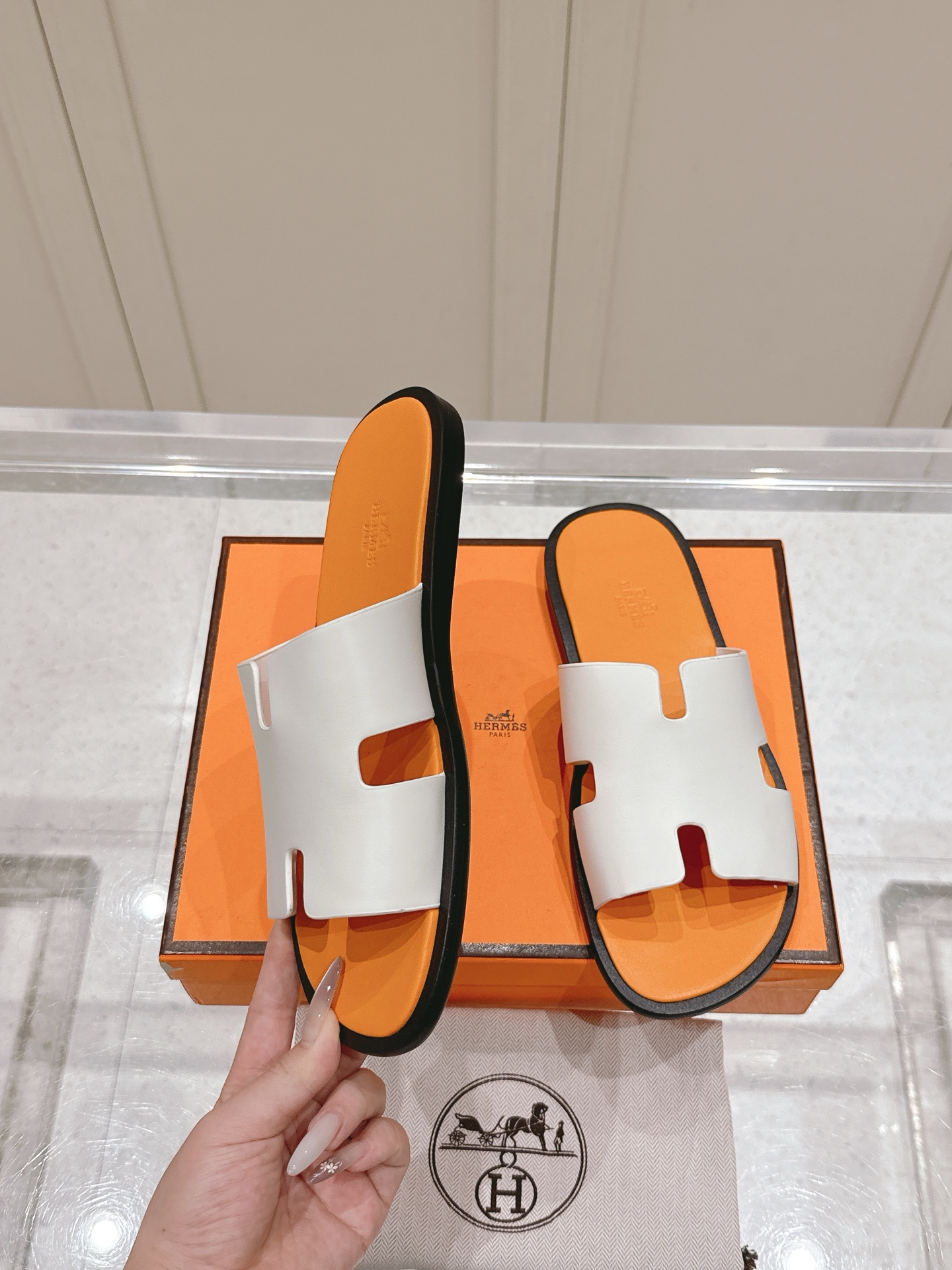 Hermès Hermes爱马仕lzmir系列 老舅鞋 二舅拖鞋 H拖 凉鞋